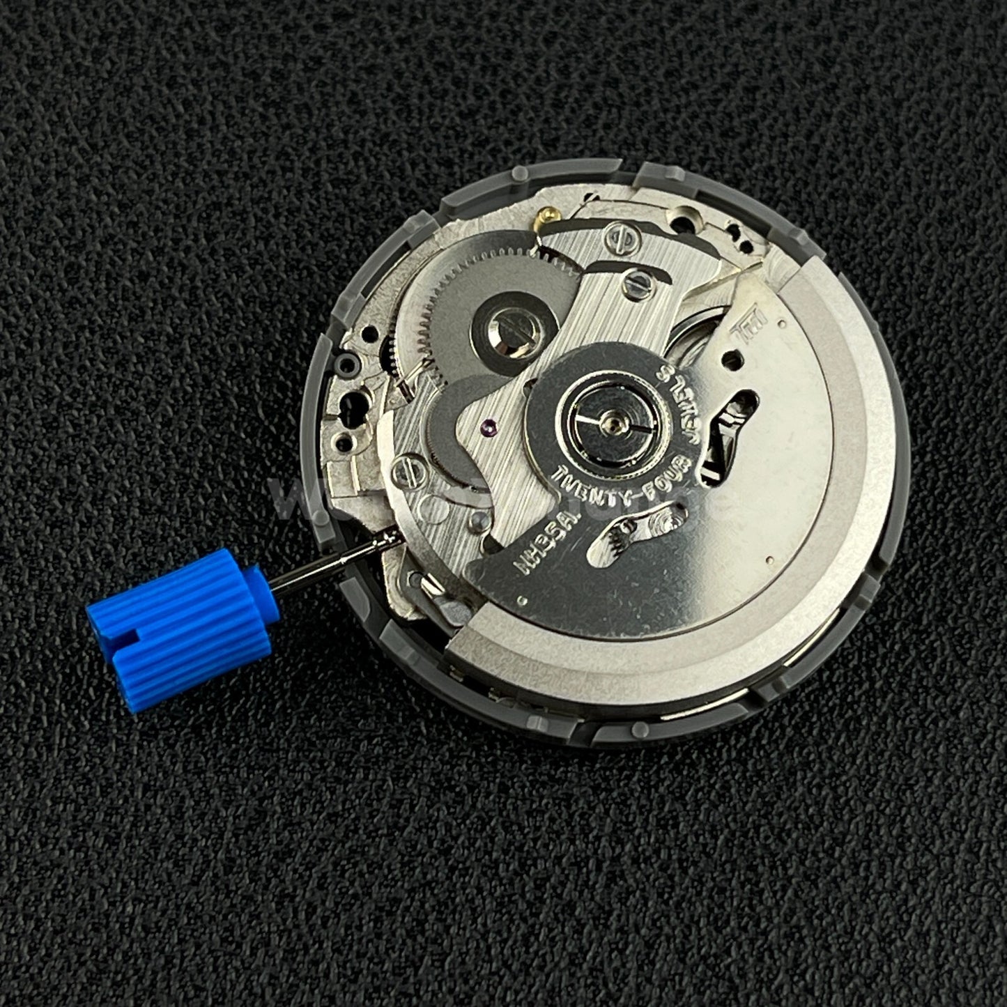 Seiko Automatic Watch Movement NH35A - 24 Jewels Black Date Wheel