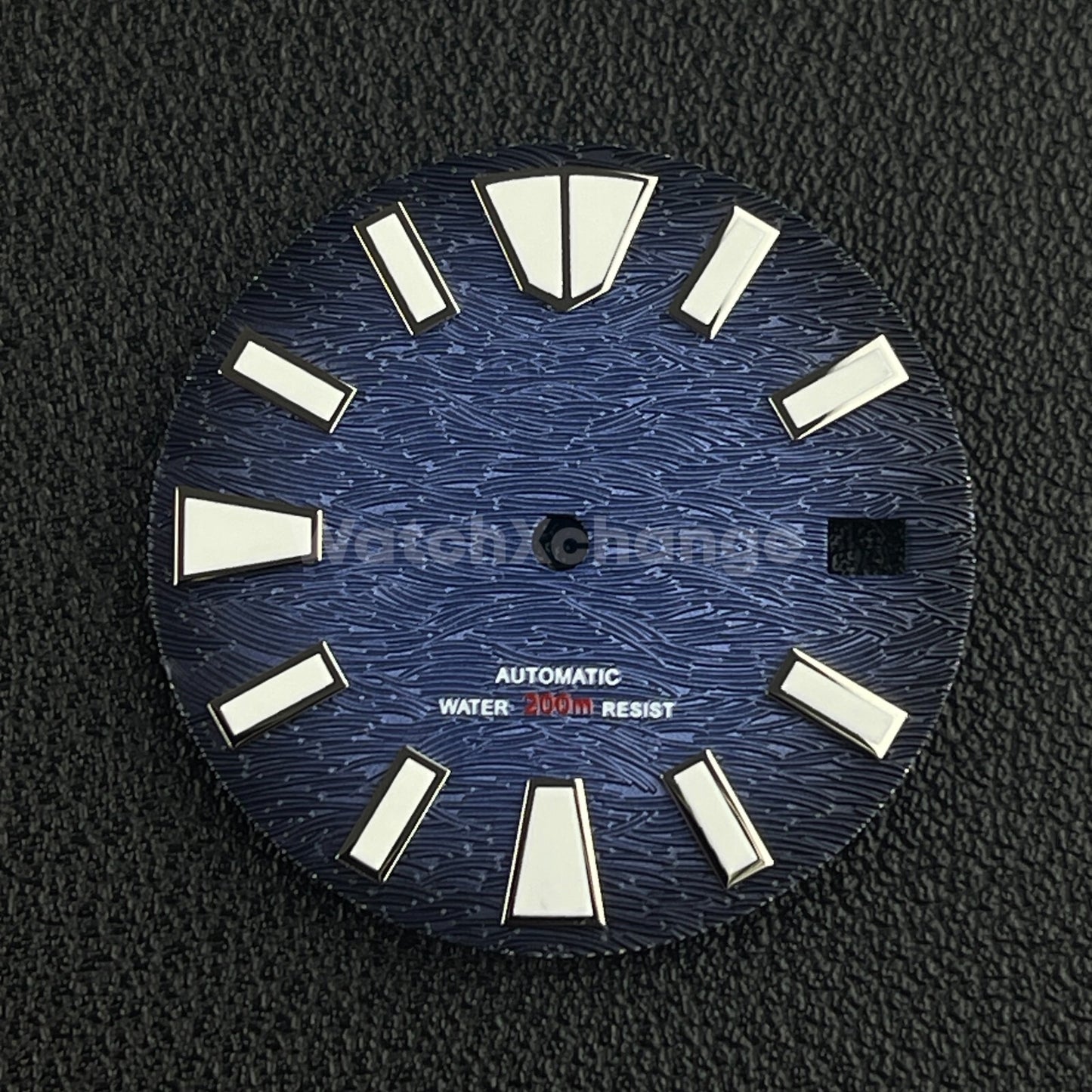 28.5mm Dark Blue & Black Watch Dial Face for SEIKO NH35 NH36 Movement