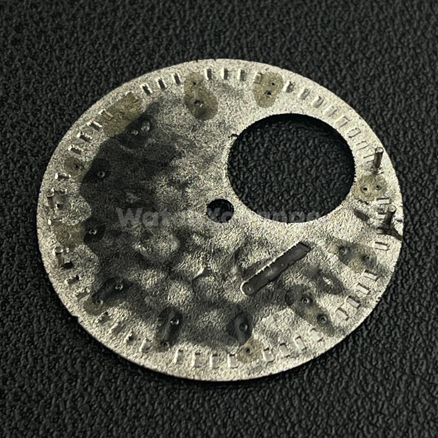 28.5mm Silver Honeycomb Texture Watch Dial Face For Seiko NH38 Movement
