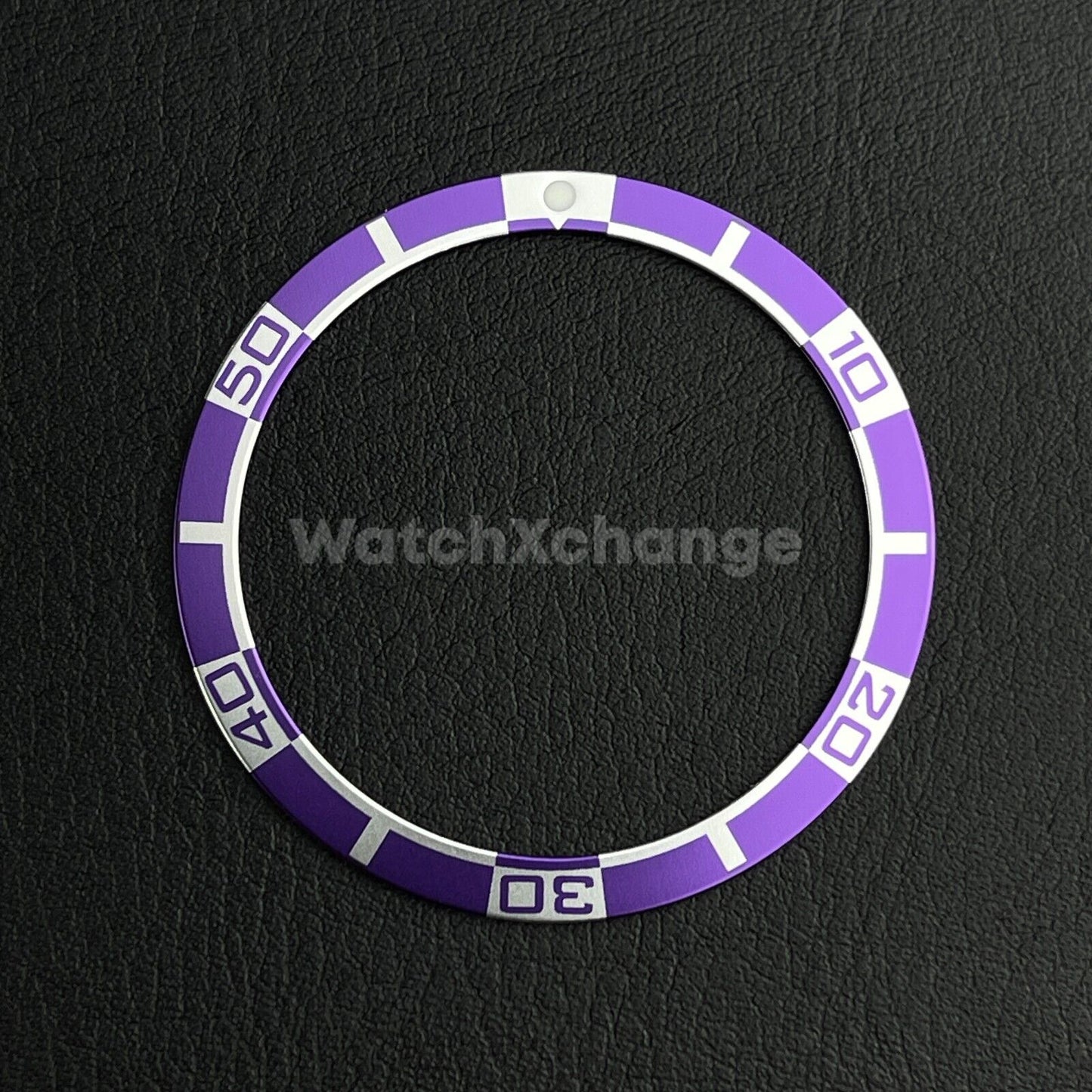 Purple 38mm Flat Aluminium Bezel Insert For Diver Watch Seiko Mod SKX SRPD