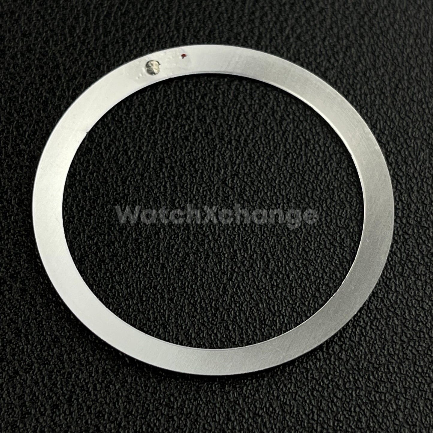 Silver & Black 36.5mm Sloped Aluminium Watch Bezel Insert for Rolex Seiko