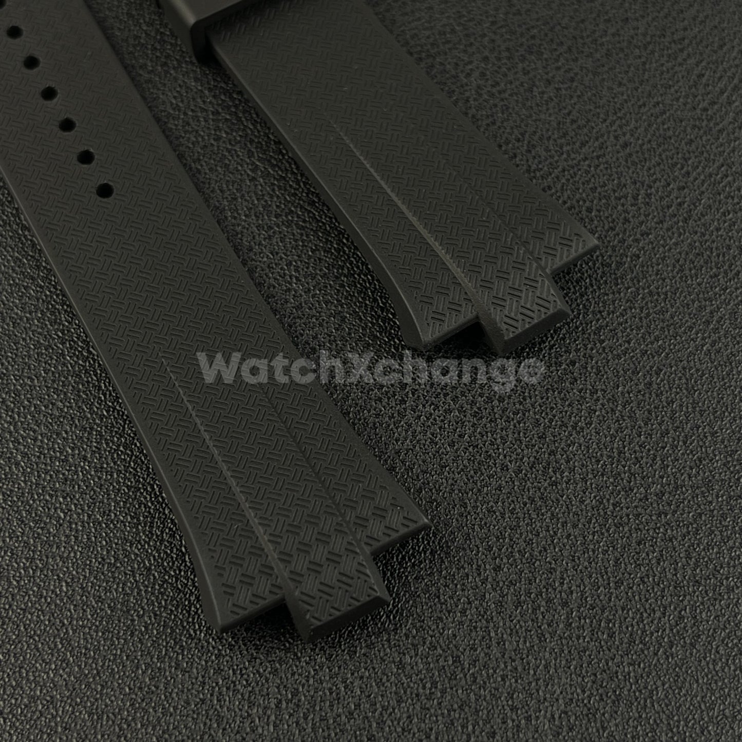 Black Rubber Watch Strap For Citizen Tsuyosa NJ0150 NJ0151ME NJ01510158 9mm