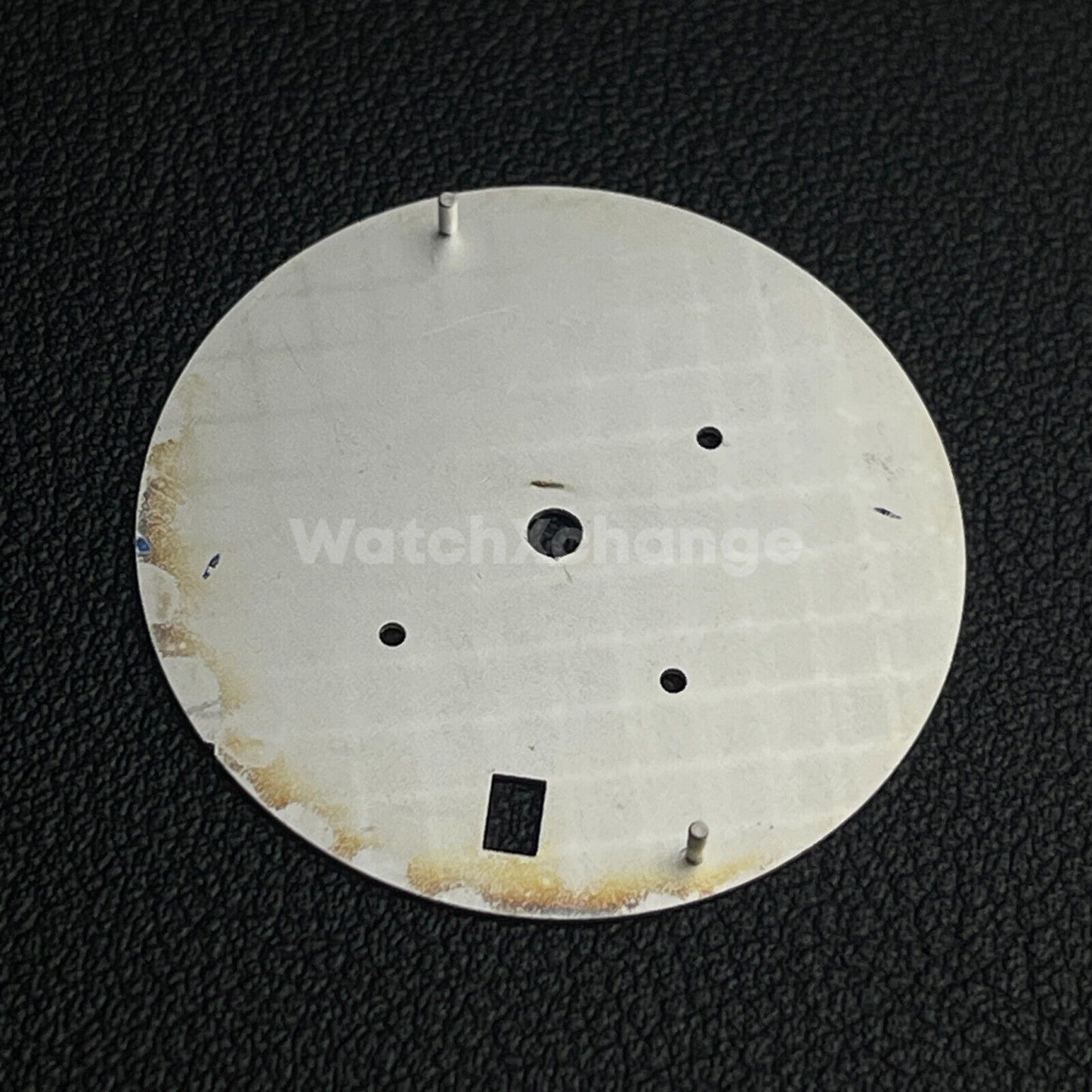 Silver 31.5mm Modified Watch Dial Accessory for VK63 Quartz Movement