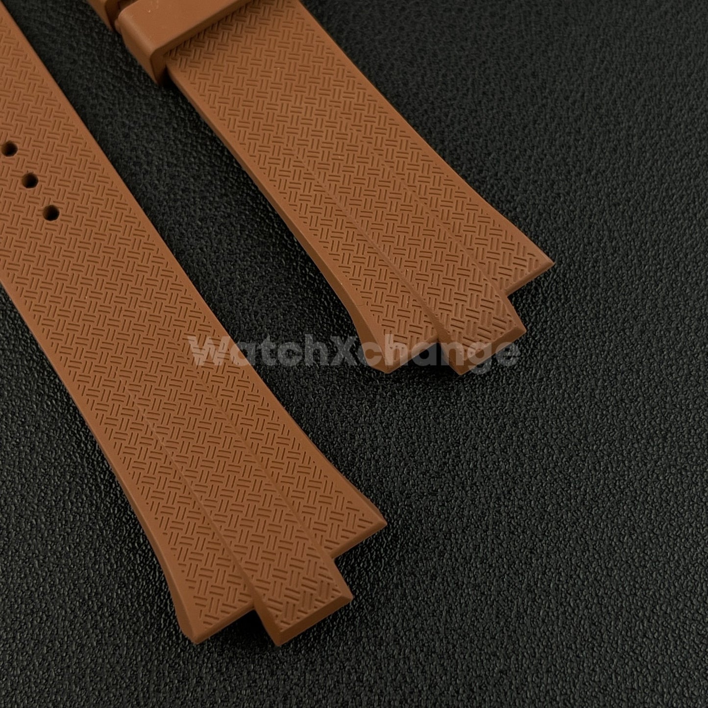 Brown Rubber Watch Strap For Citizen Tsuyosa NJ0150 NJ0151ME NJ01510158 9mm