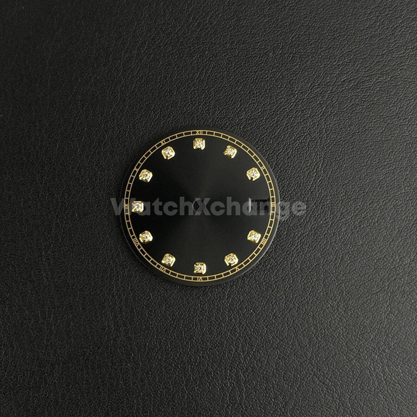 28.5mm Black Diamond Watch Dial for SEIKO NH35 NH36 Movement