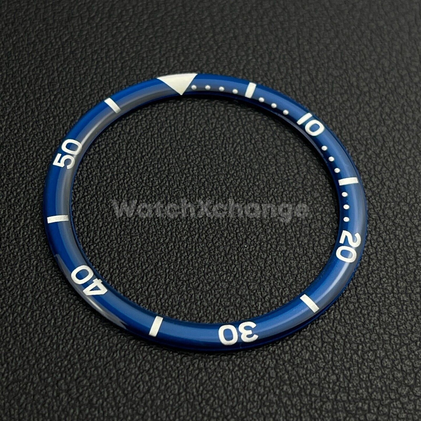 Blue & Silver 38mm Flat Resin Bezel Insert For Divers Watch Seiko Mod SKX SRPD