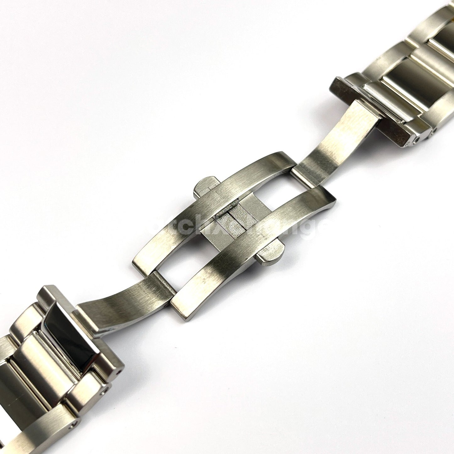 23mm Silver Rose Gold Stainless Steel Watch Band Strap Cartier Calibre W7100015
