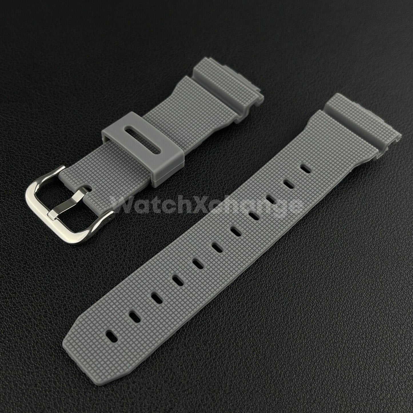 Grey Watch Strap For G-SHOCK Replacement Rubber Band CASIO GM-2100 GA2100 16mm