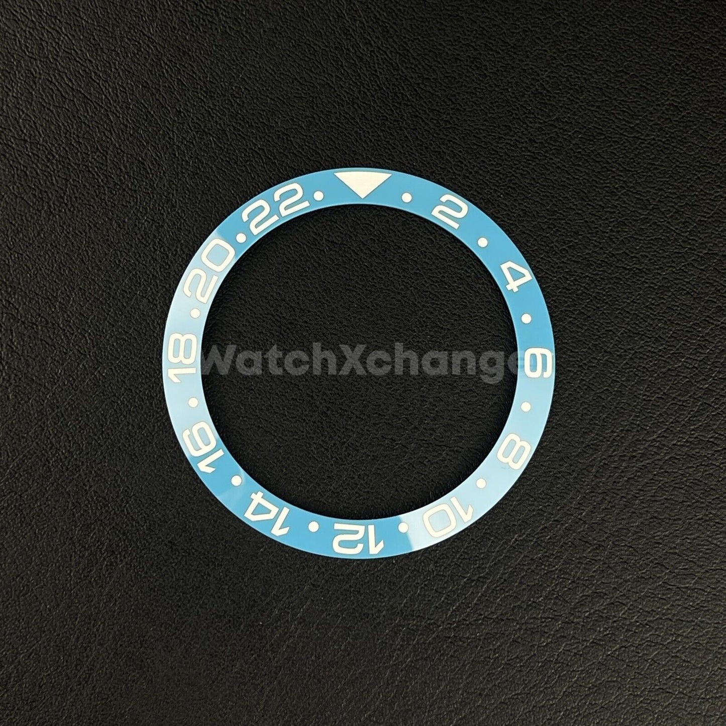 38mm Ceramic Bezel insert Light Sky Blue & White For Rolex Seiko SKX SRPD