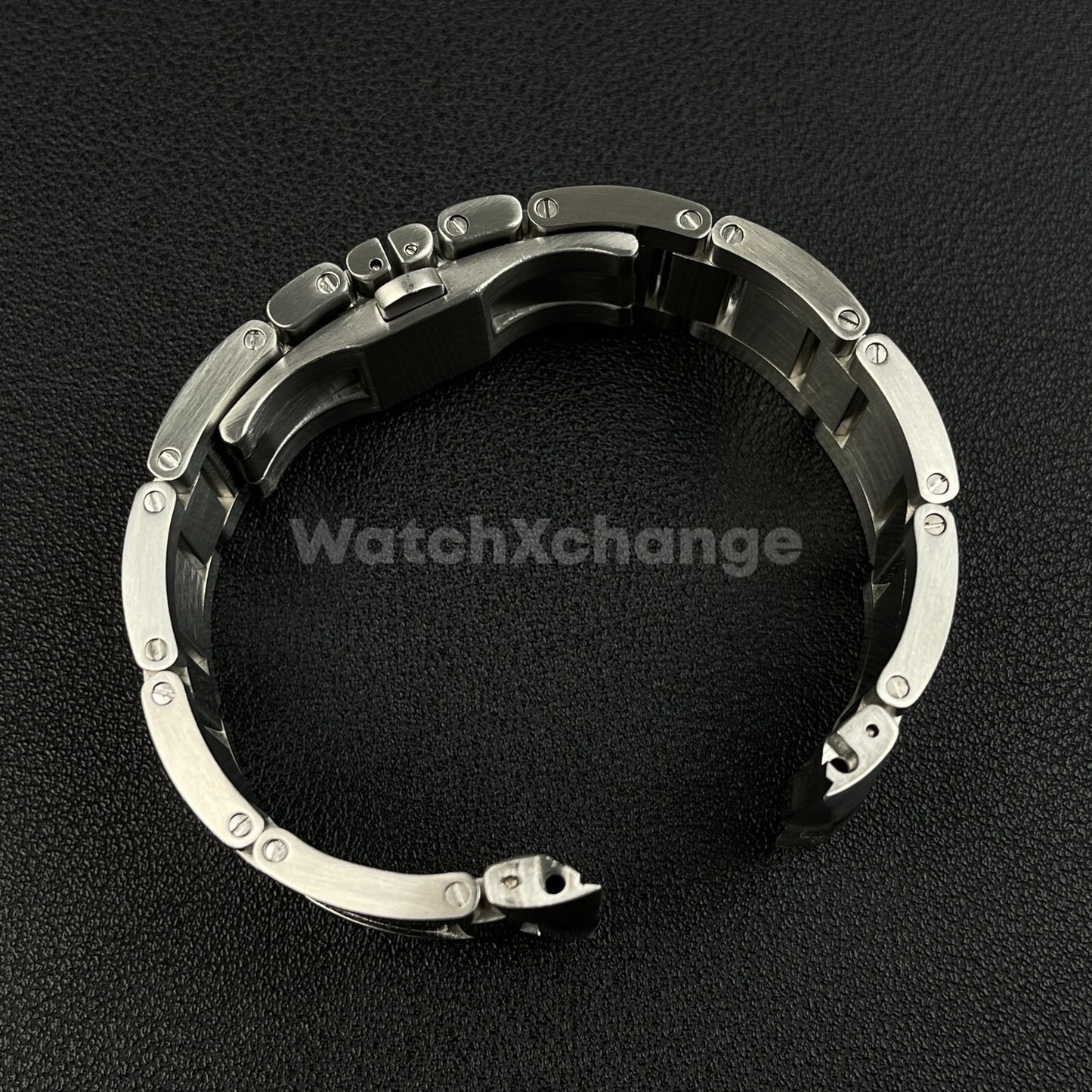 23mm Silver Stainless Steel Watch Band Strap For Cartier Calibre W7100015