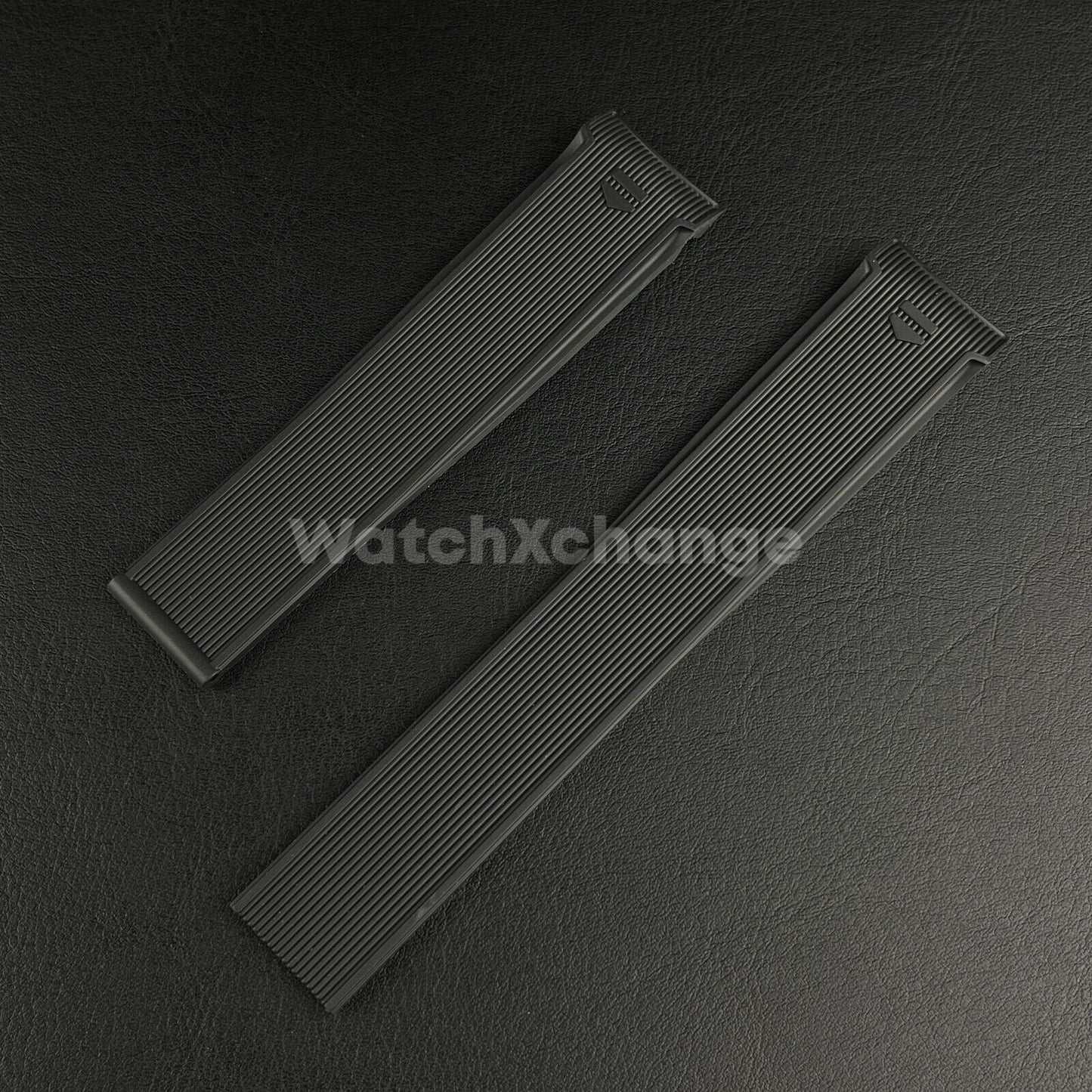 Black Silicone Watch Strap For TAG HEUER CARRERA AQUARACER Rubber 20mm 22mm Band