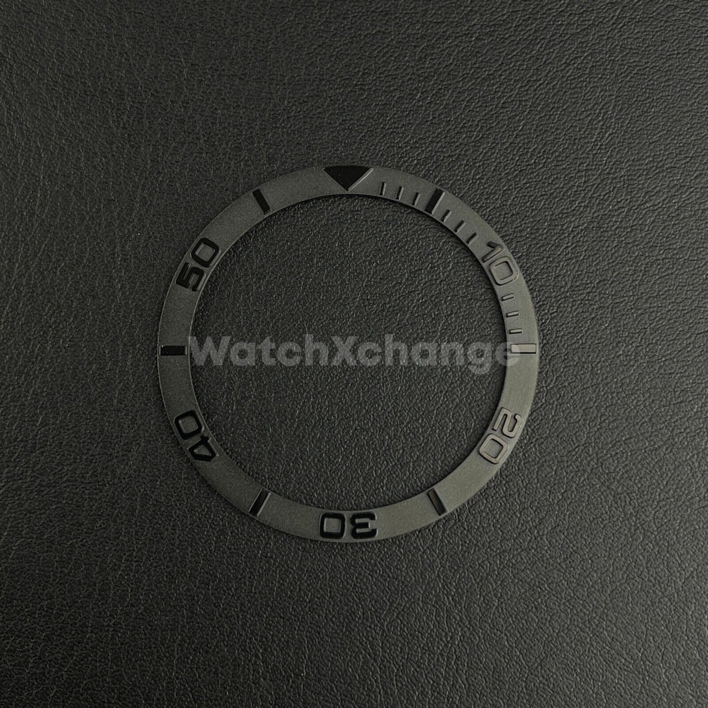 Black 38mm Flat Ceramic Bezel Insert For Divers Watch Seiko Mod SKX SRPD