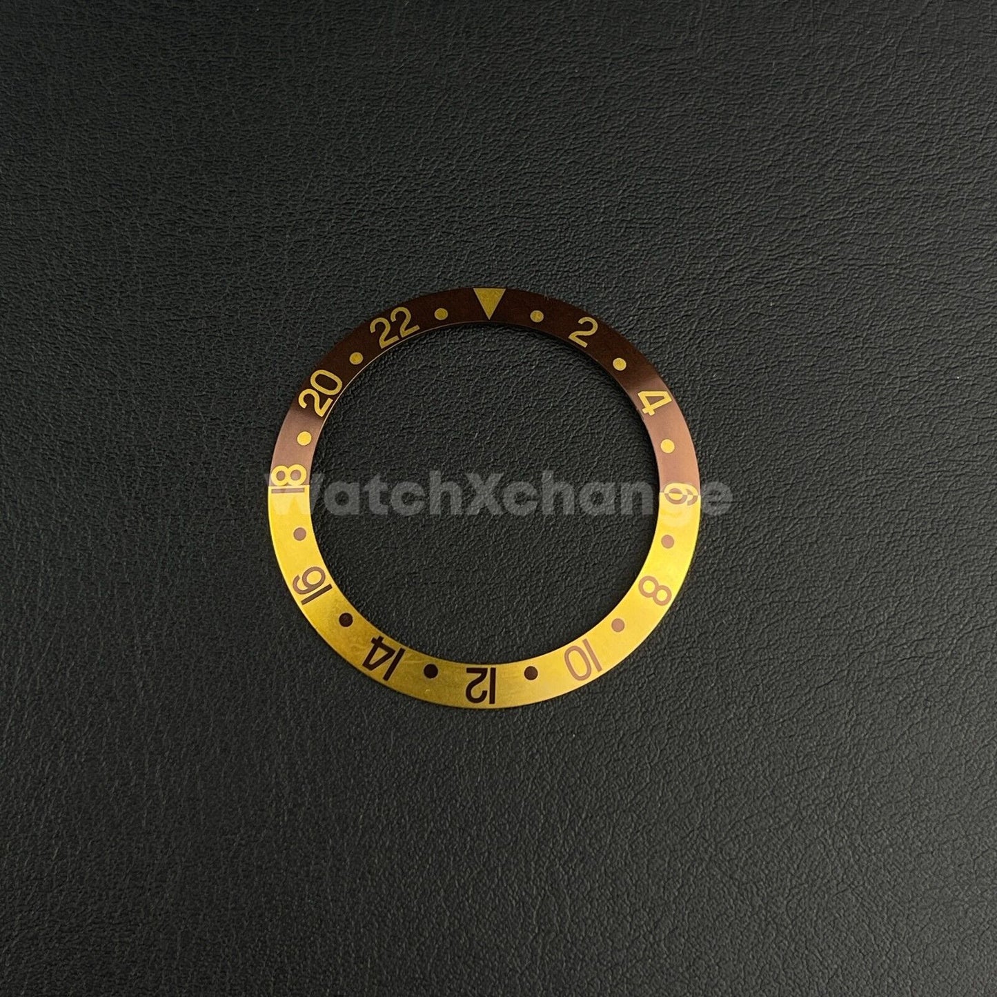 38mm Metal Bezel insert For Divers Watch Rolex GMT Seiko SKX SRPD Brown & Gold