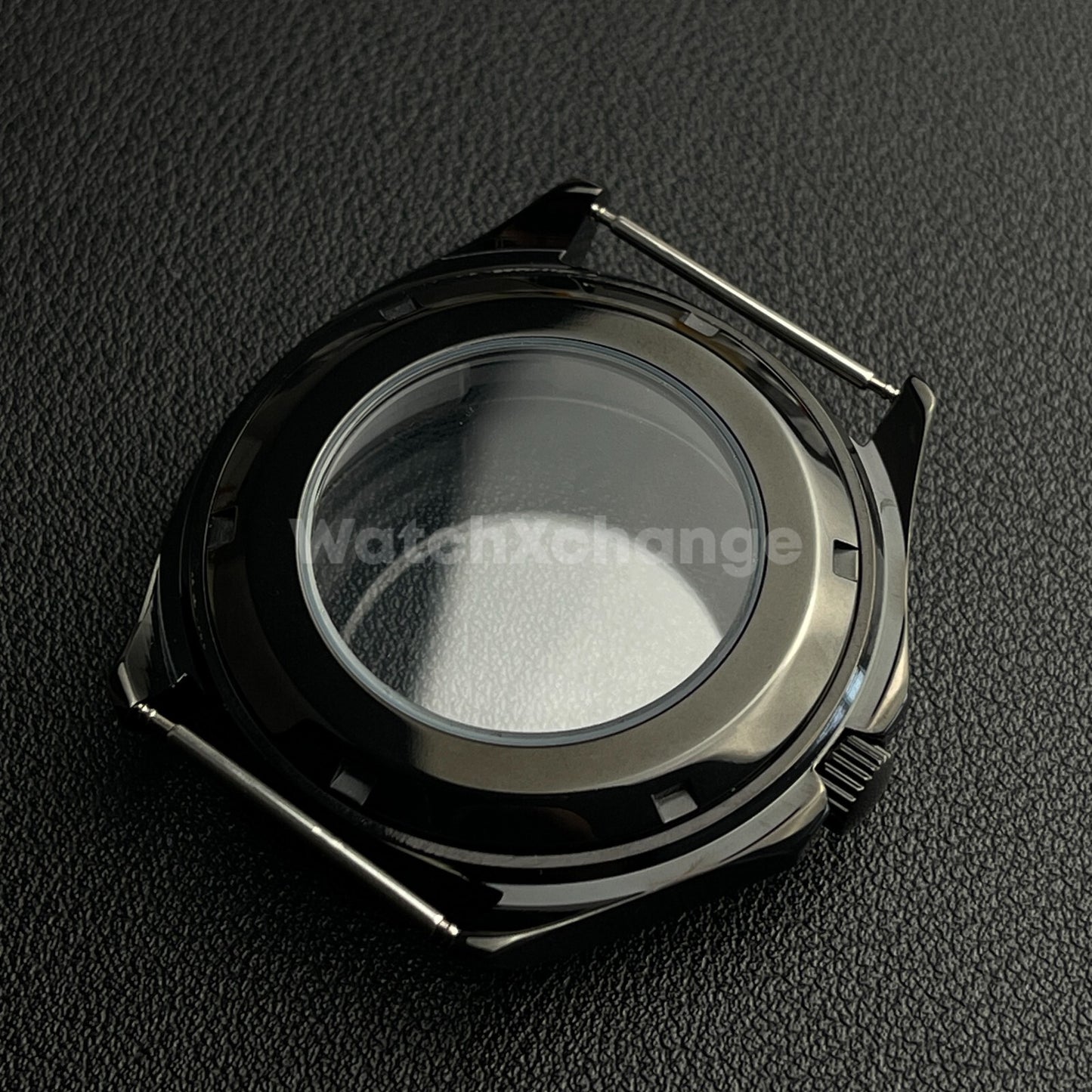 40mm Black Stainless Steel Watch Case For Japanese NH35 NH36 NH38