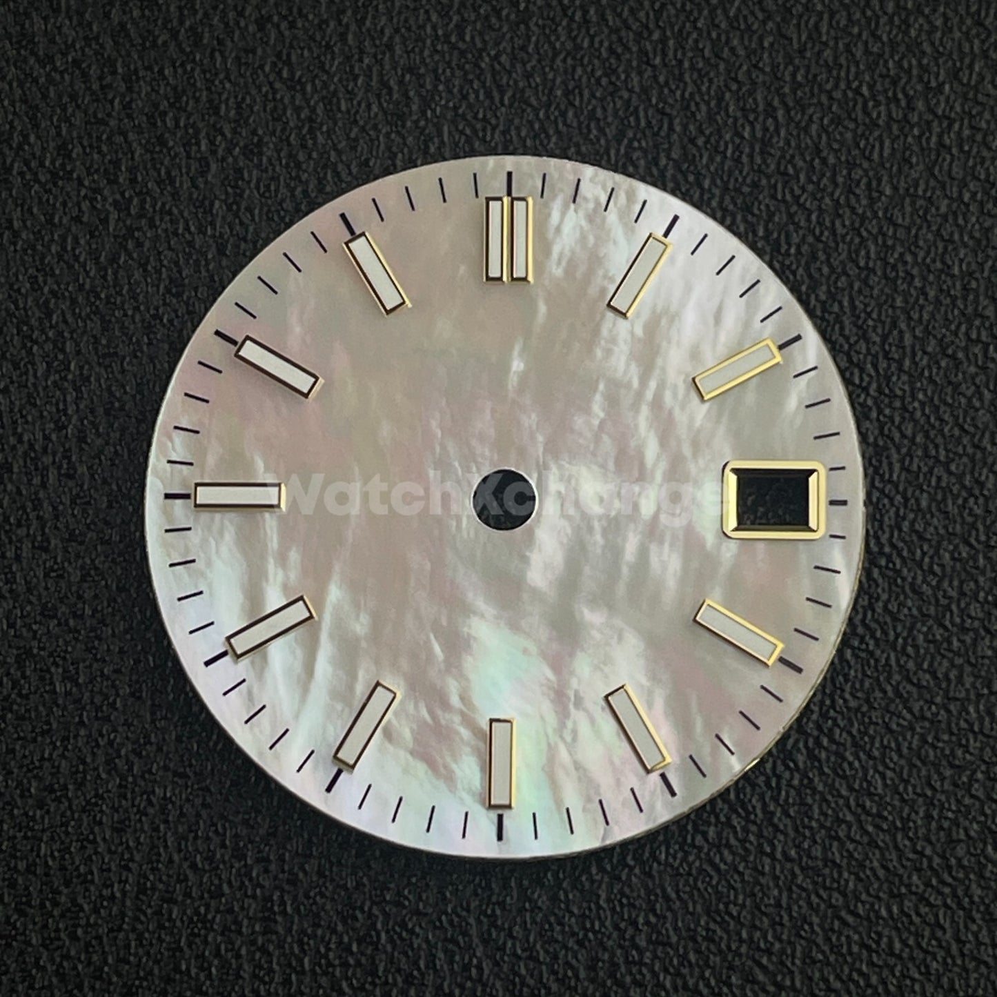 28.5mm White Pearl Shell Texture Watch Dial for SEIKO NH35 NH36 Movement