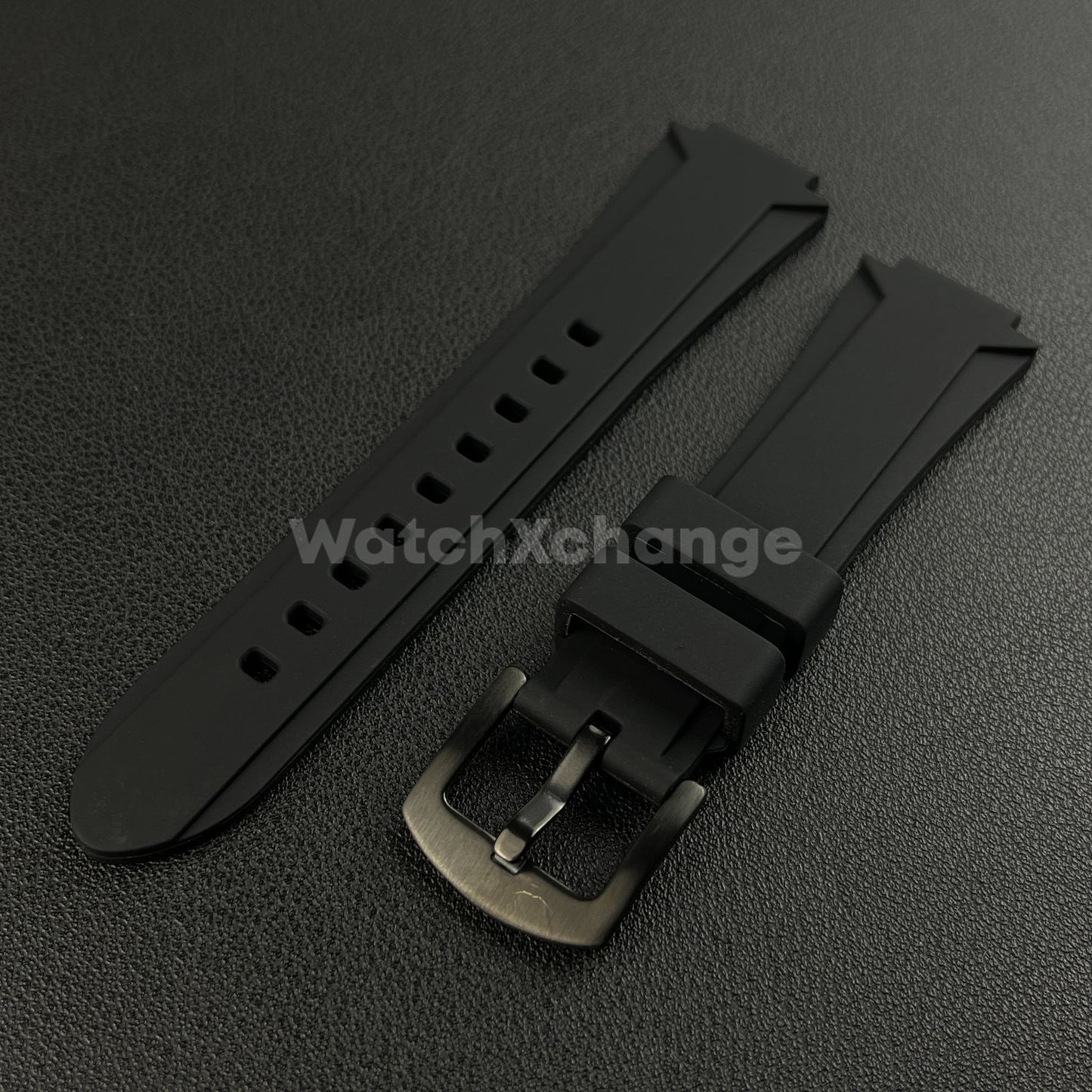 Black Rubber Watch Band Strap For Timex Tide Compass T2N721 T2N720 TW2V22200
