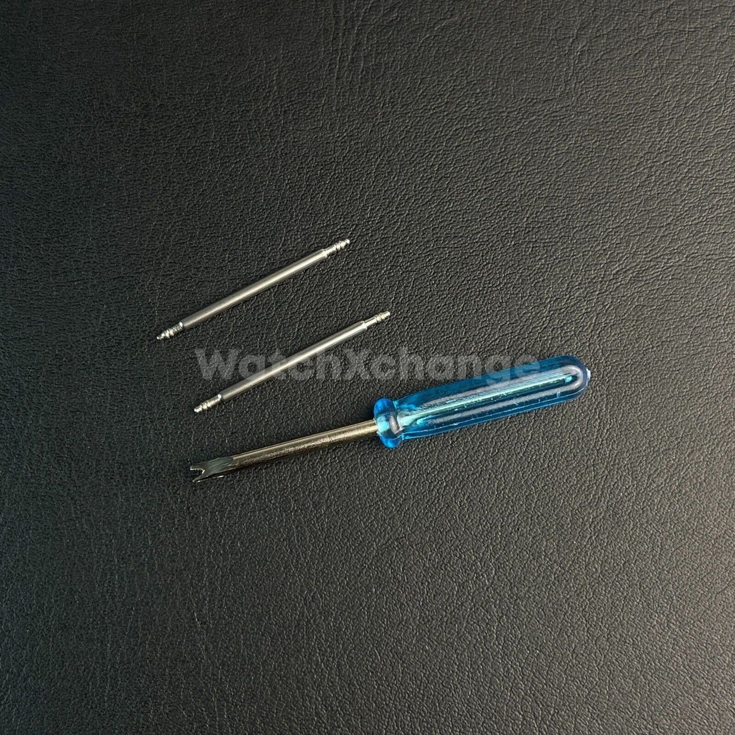 18mm Blue Genuine Leather Strap Band fit Cartier Pasha Watch