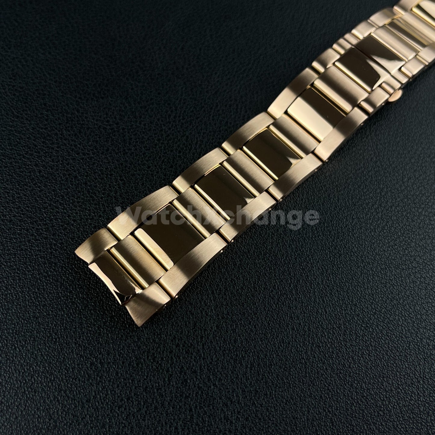 23mm Rose Gold Stainless Steel Watch Band Strap For Cartier Calibre W7100015