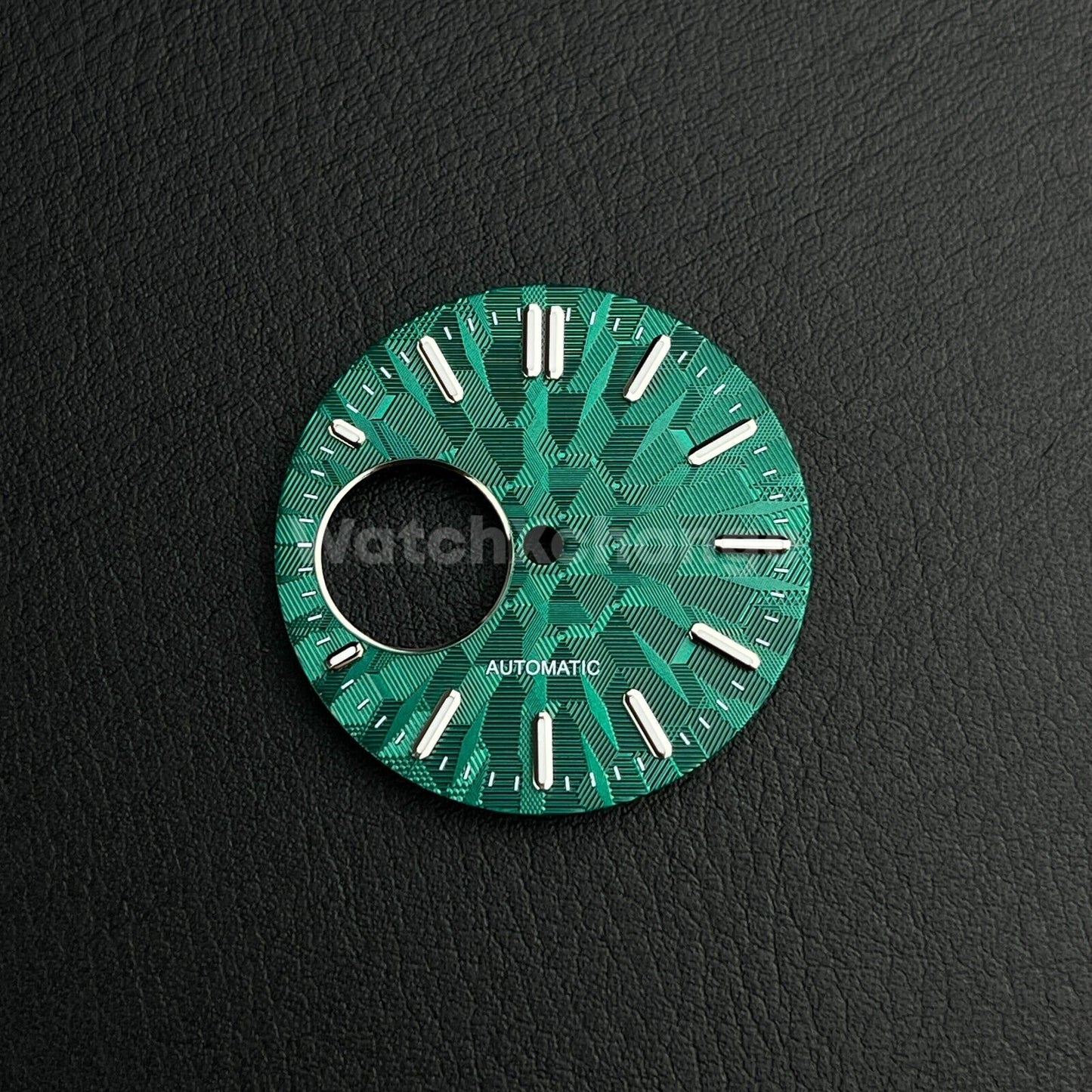 28.5mm Dark Green Watch Dial Face Green Luminous For Seiko NH38 Movement
