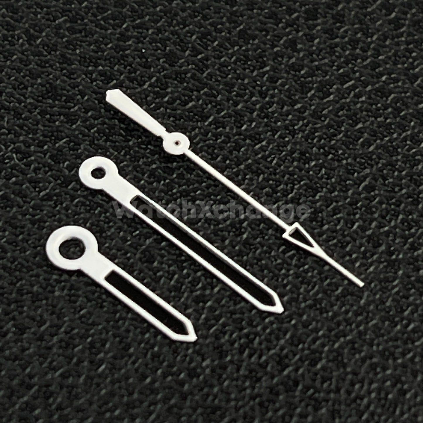 White & Black Watch Hands For SEIKO NH35 NH36 Movements Style Triangle End