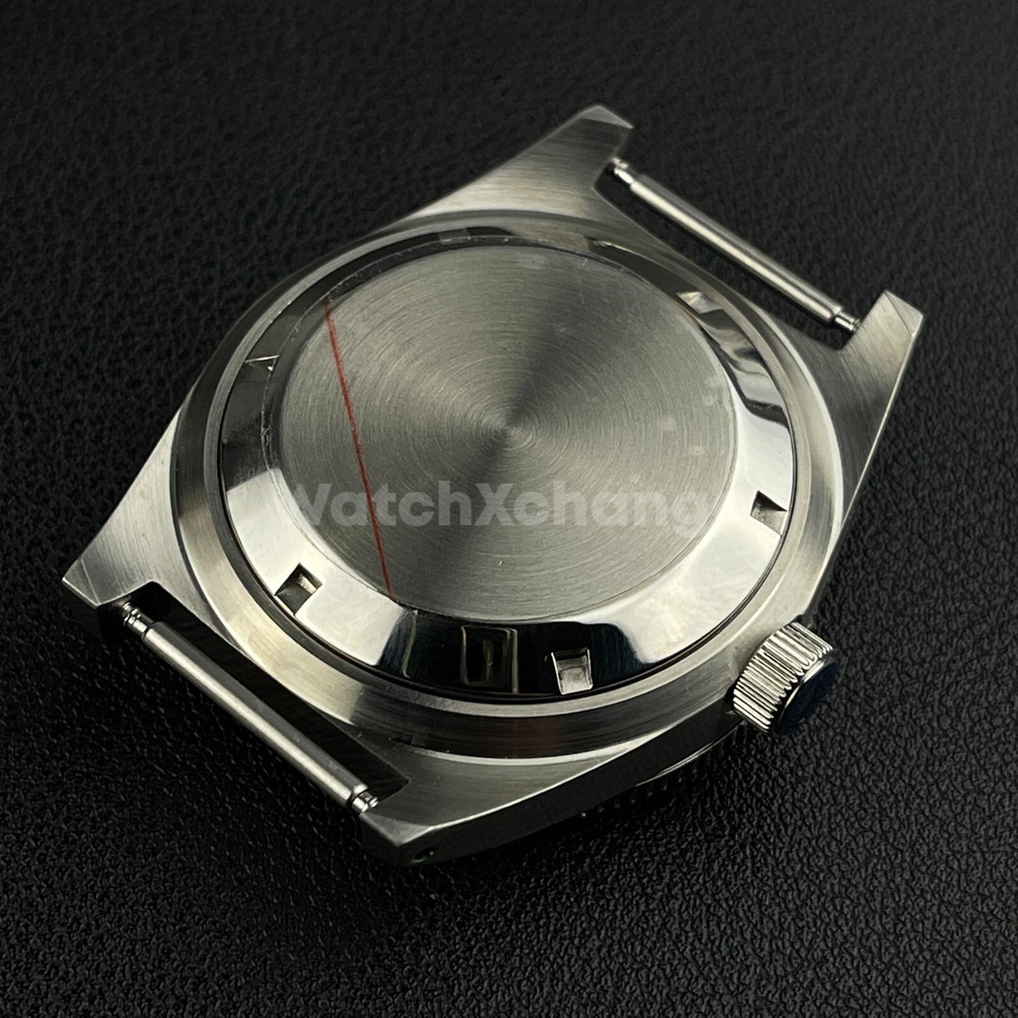 40mm Silver Stainless Steel Watch Case For Japanese NH35 NH36 NH38