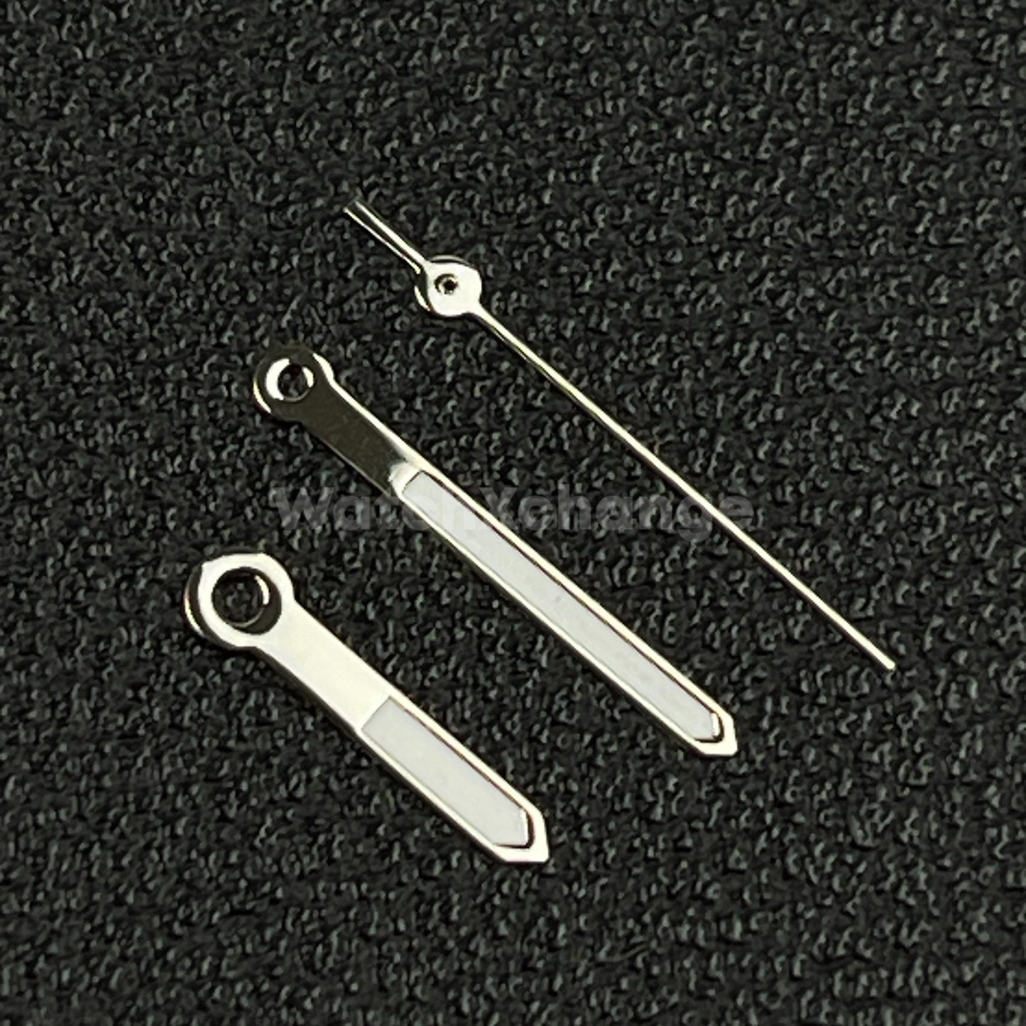 Silver & White Arrow Sword Watch Hands For Seiko VX12 VX32 VX43 Quartz Movement