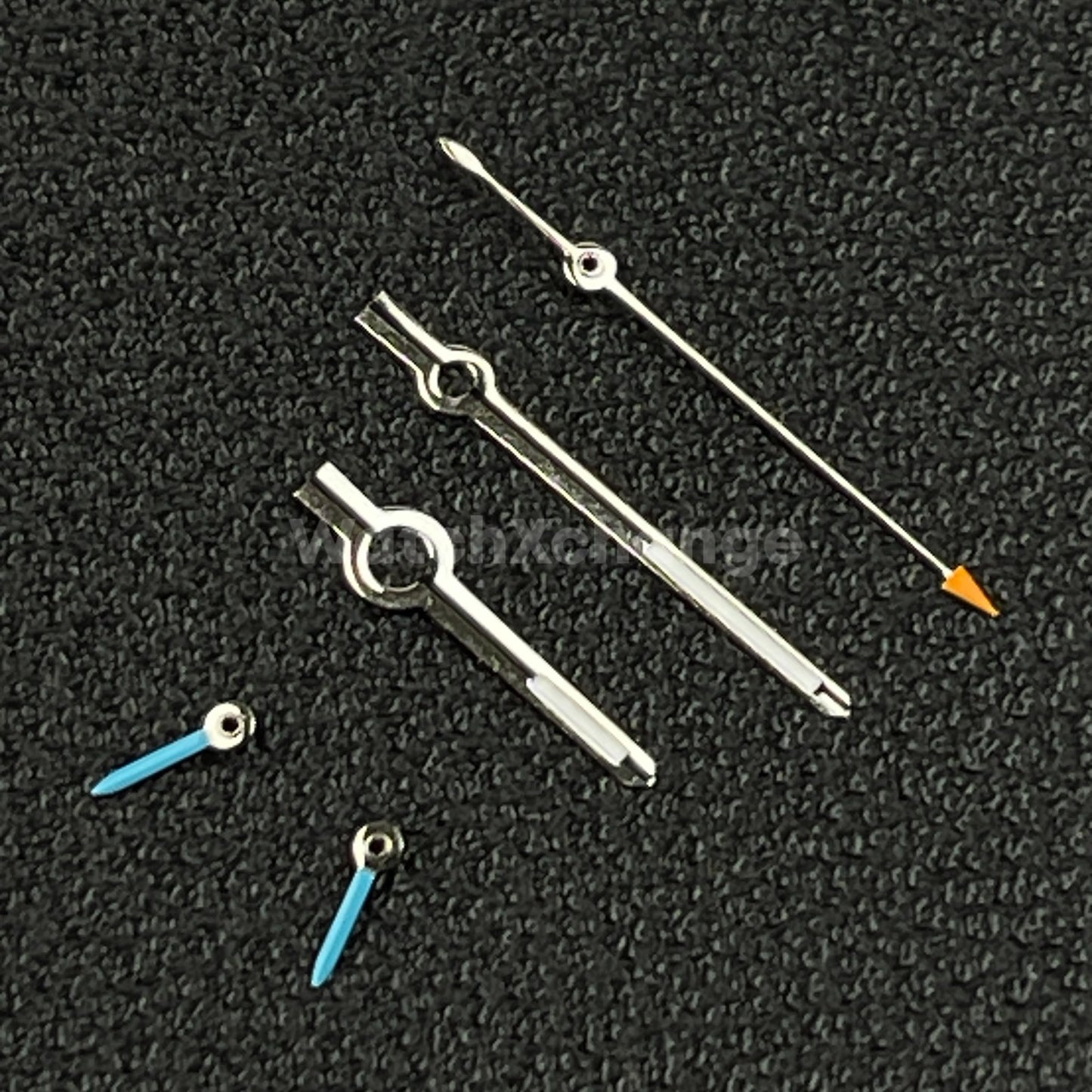 Silver & Blue Watch Hands Green Luminous 5 Watch Hands for Japan VK64 Movement