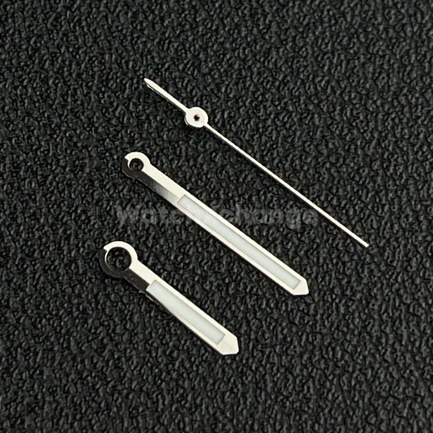 Silver Watch Hands For SEIKO NH35 NH36 Movements Style Triangle End
