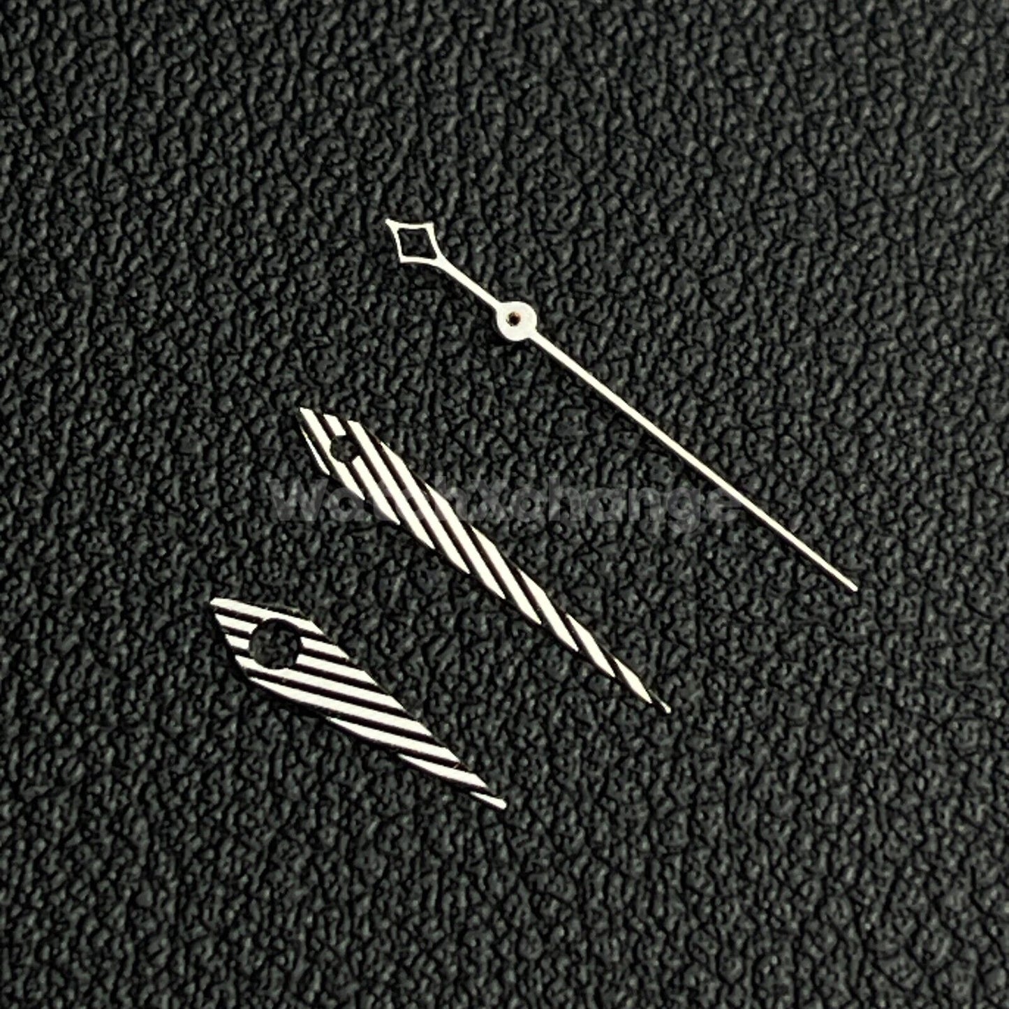 Silver Twill Striped Watch Hands For SEIKO NH05 NH06 Movements