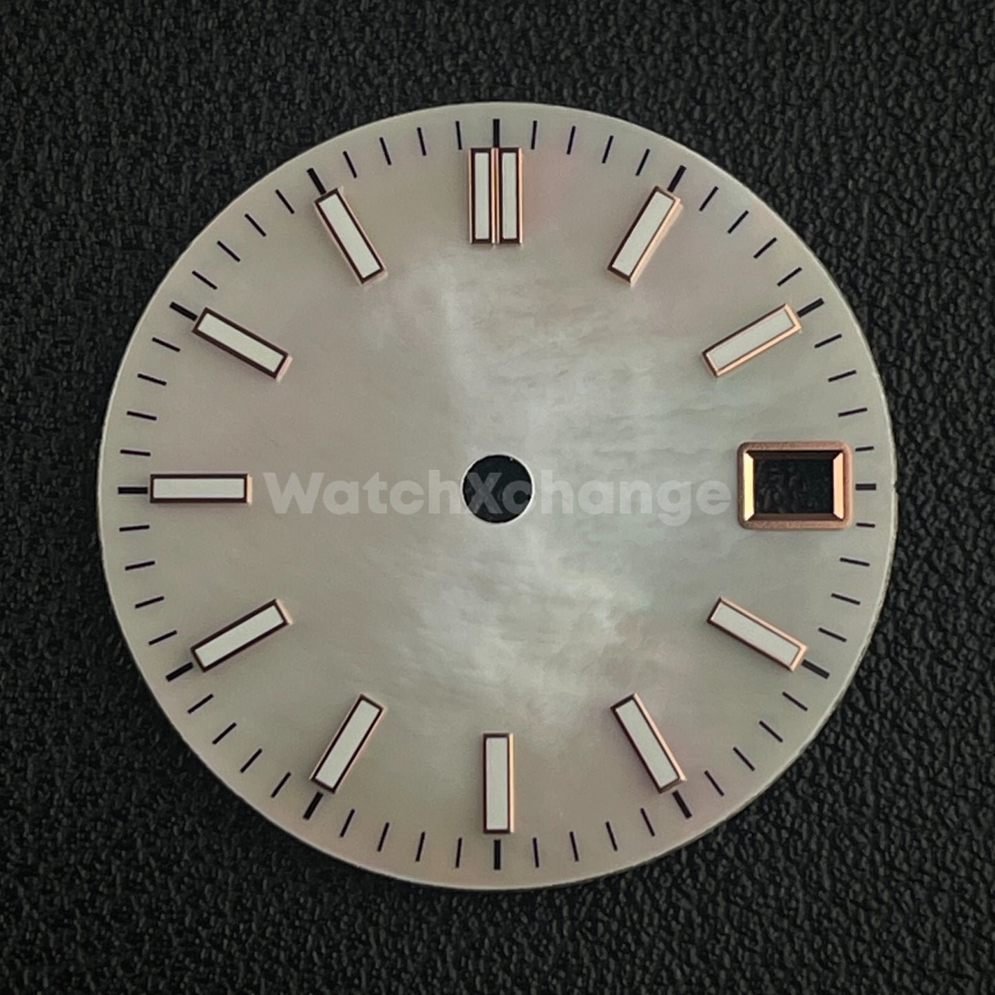 28.5mm White Pearl Shell Texture Watch Dial for SEIKO NH35 NH36 Movement