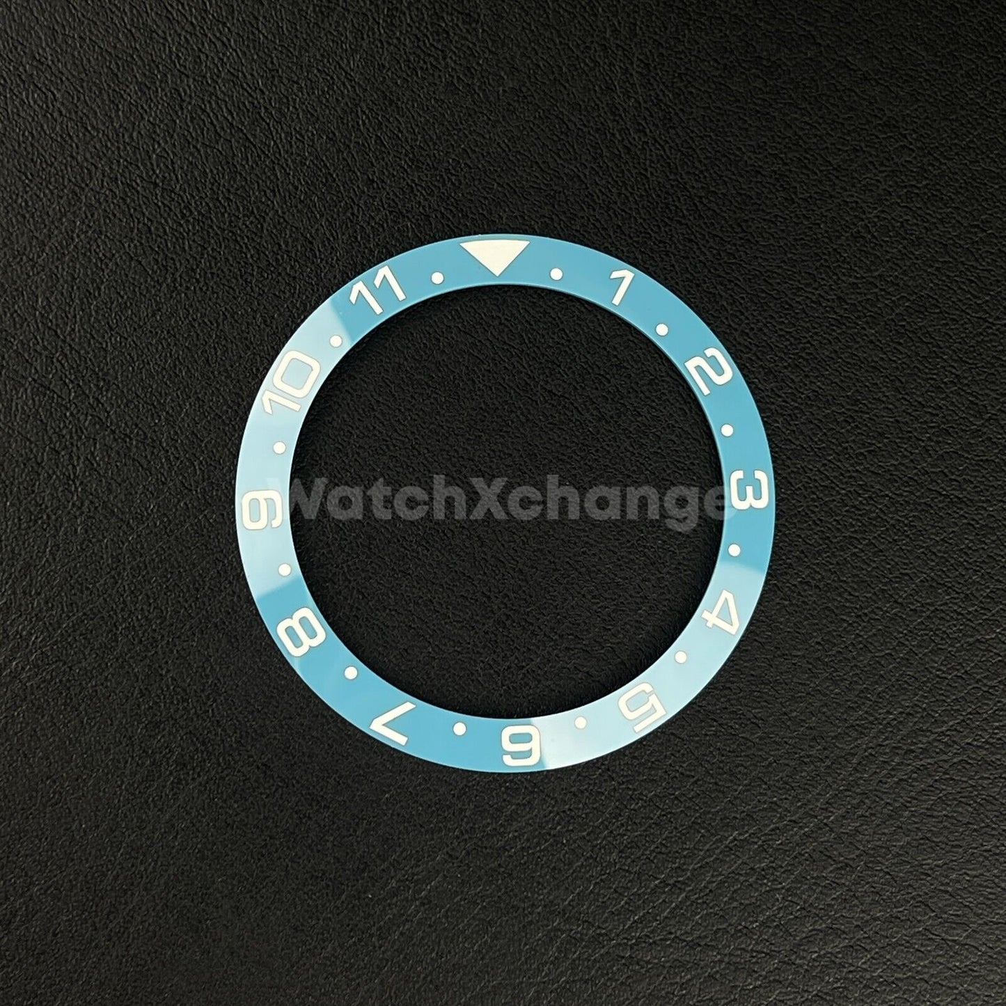 38mm Ceramic Bezel insert Light Sky Blue & White For Rolex Seiko SKX SRPD