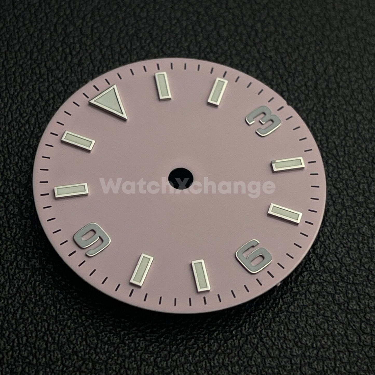29mm Pink & Silver Watch Dial for Miyota 8205 8215 821A Watch Movement Parts