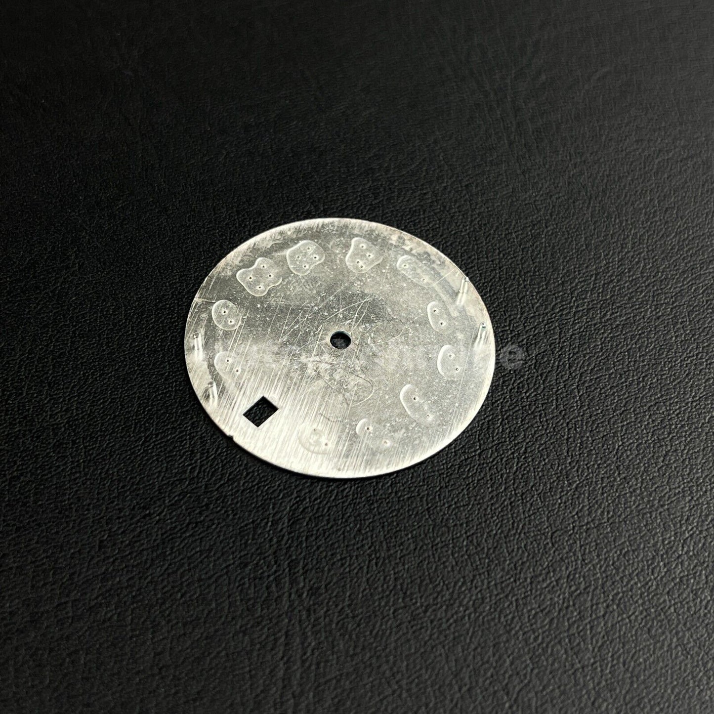 28.5mm Olive Green Silver Arabic Watch Dial NH35 NH36 Movement Professional