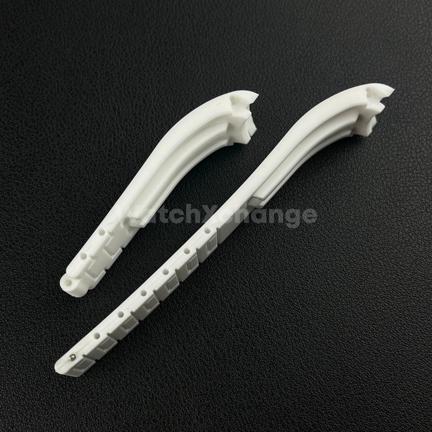 White 21mm 22mm Curved Rubber Strap for Rolex DAYTONA SUBMARINER Yacht-Master