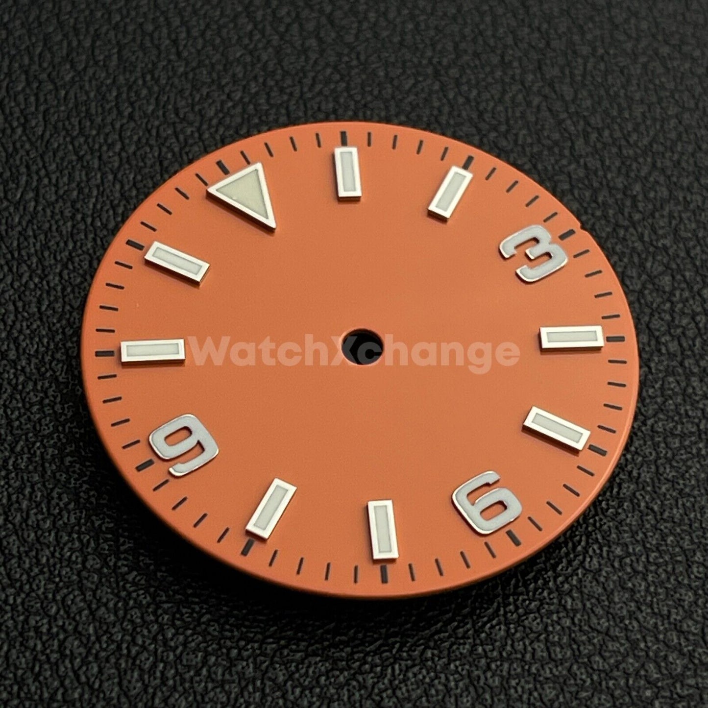 29mm Orange & Silver Watch Dial for Miyota 8205 8215 821A Watch Movement Parts