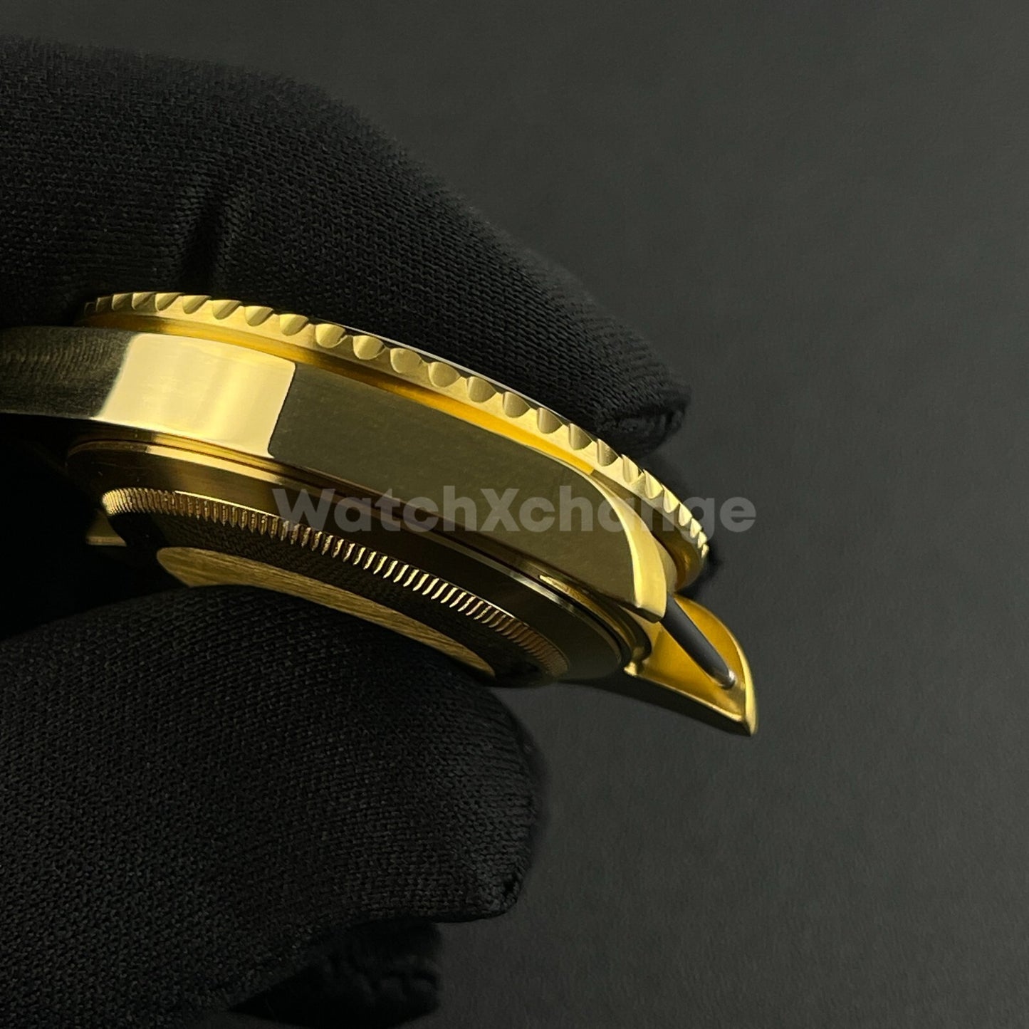 40mm Gold Stainless Steel Divers Watch Case GMT Submariner for NH35 NH36