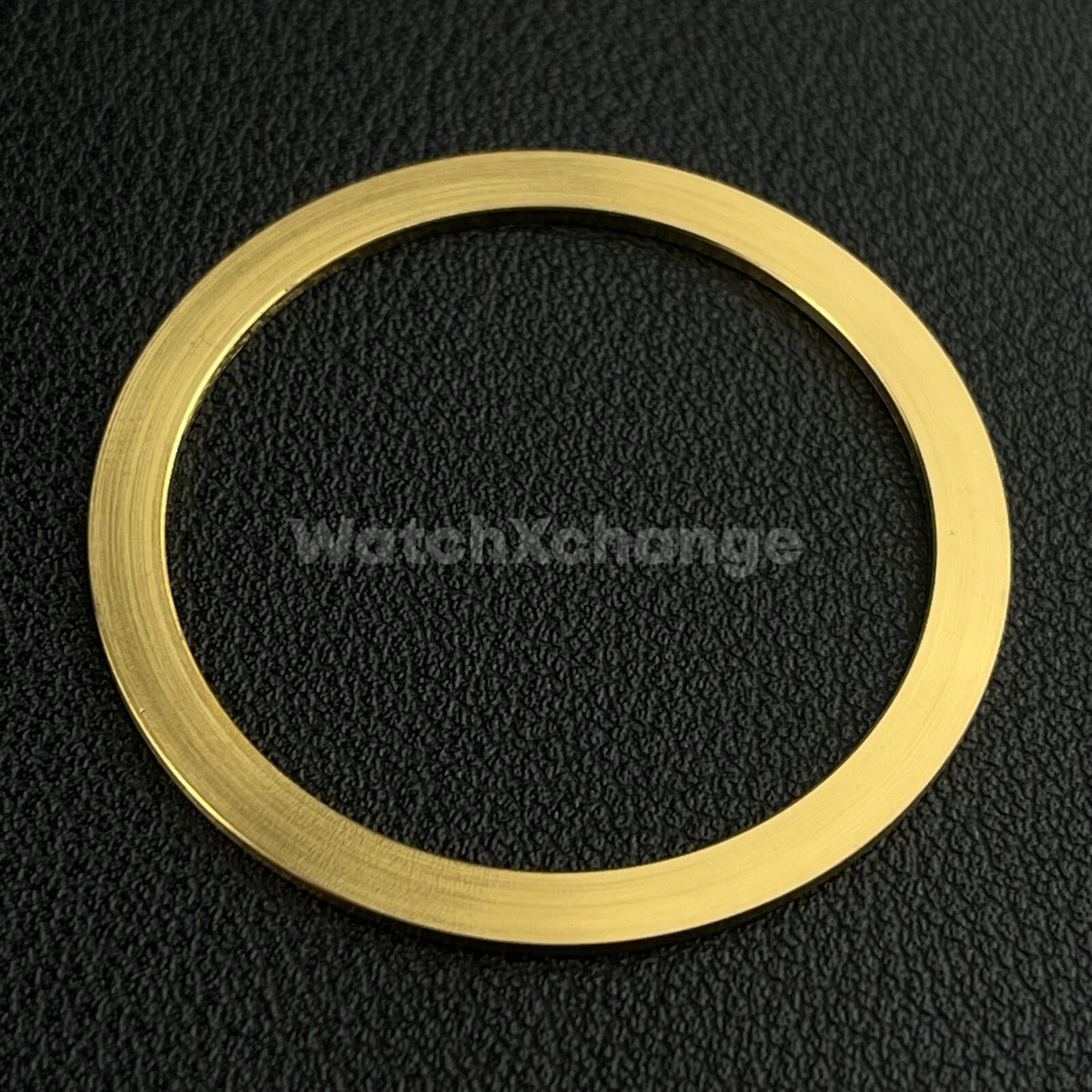 Gold & Black 38mm Flat Aluminium Bezel Insert Diver Watch Seiko Mod SKX SRPD