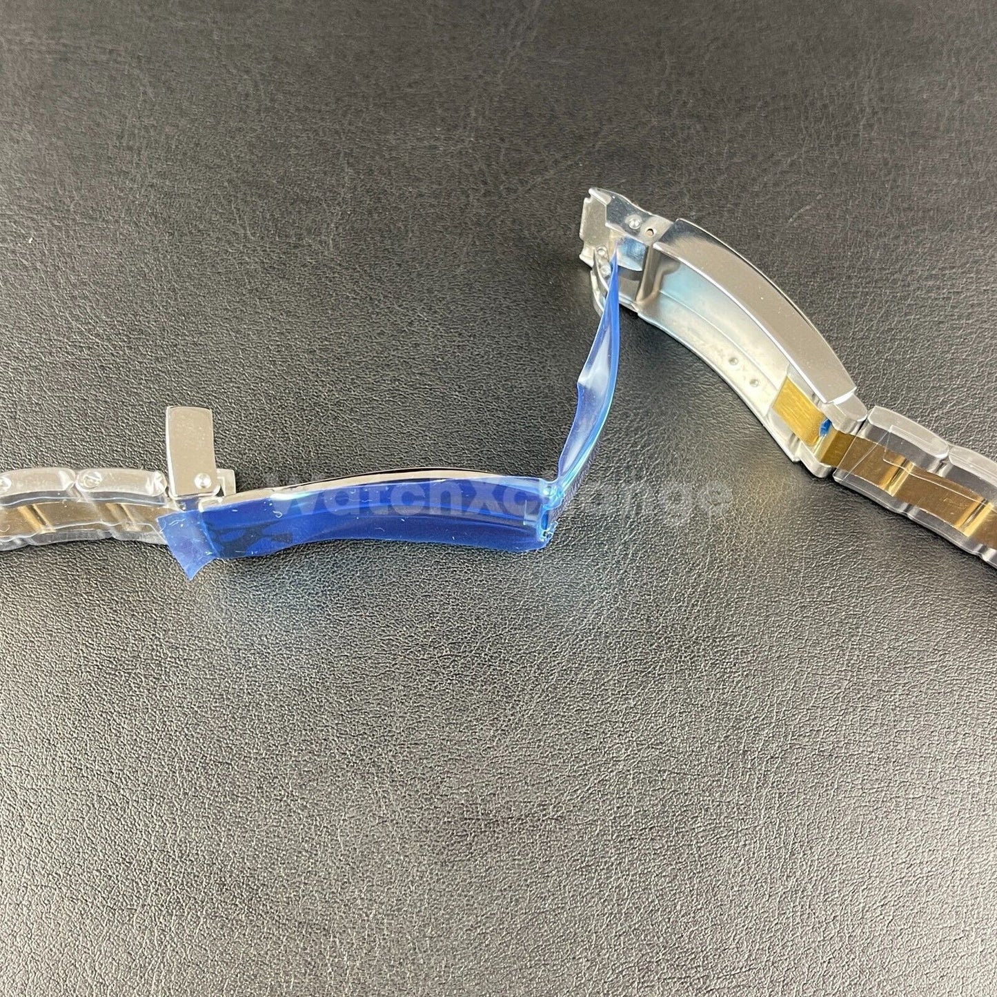 Silver Gold Watch Strap Band Replacement fit Rolex Submariner, Daytona, GMT 20mm
