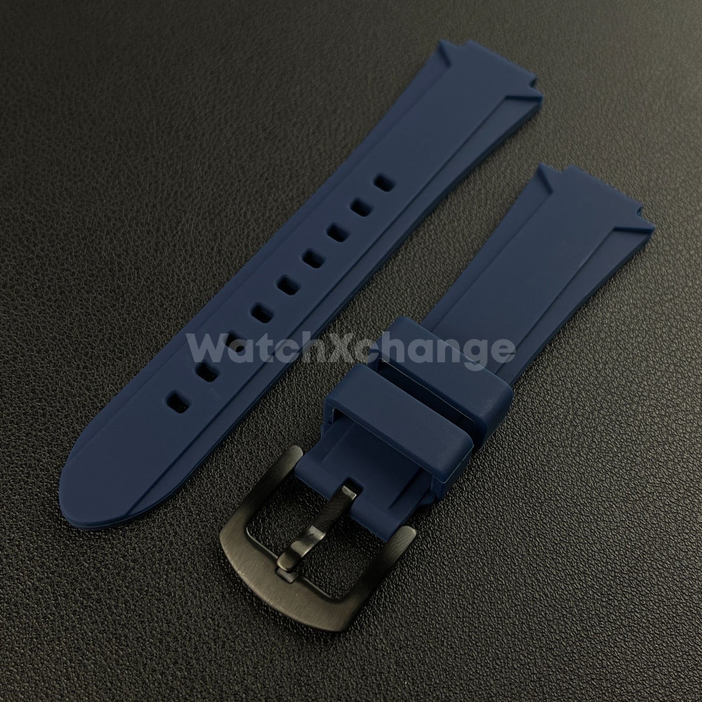 Blue Rubber Watch Band Strap For Timex Tide Compass T2N721 T2N720 TW2V22200
