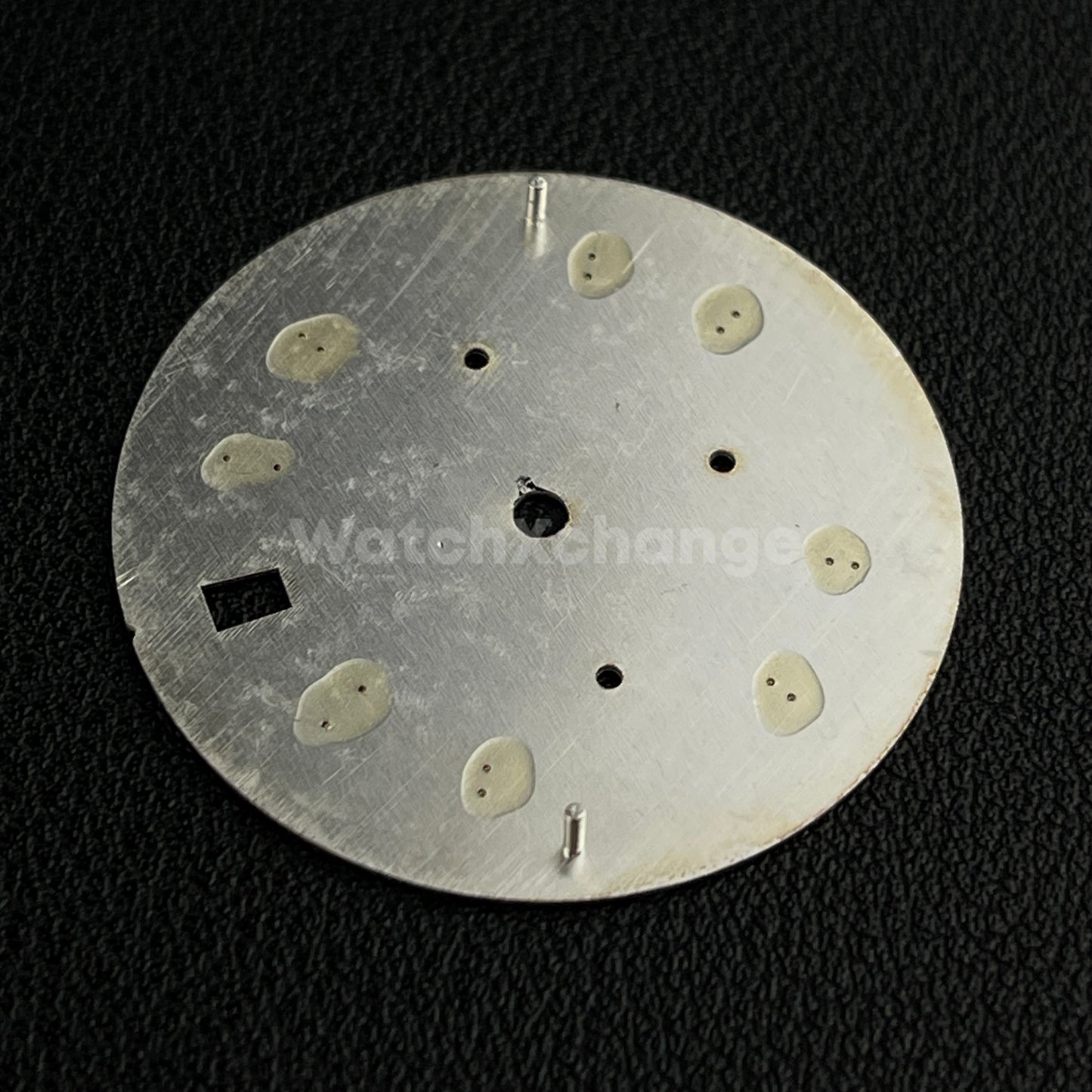 White & Black 32.5mm Modified Watch Dial Face Accessory for Seiko VK67 Quartz Movement