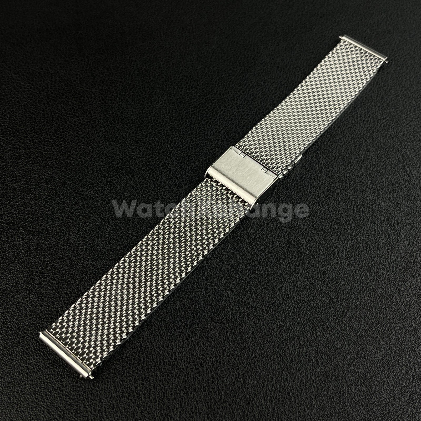 Silver Milanese Mesh Watch Strap Band Stainless Metal Quick Release 18mm - 24mm