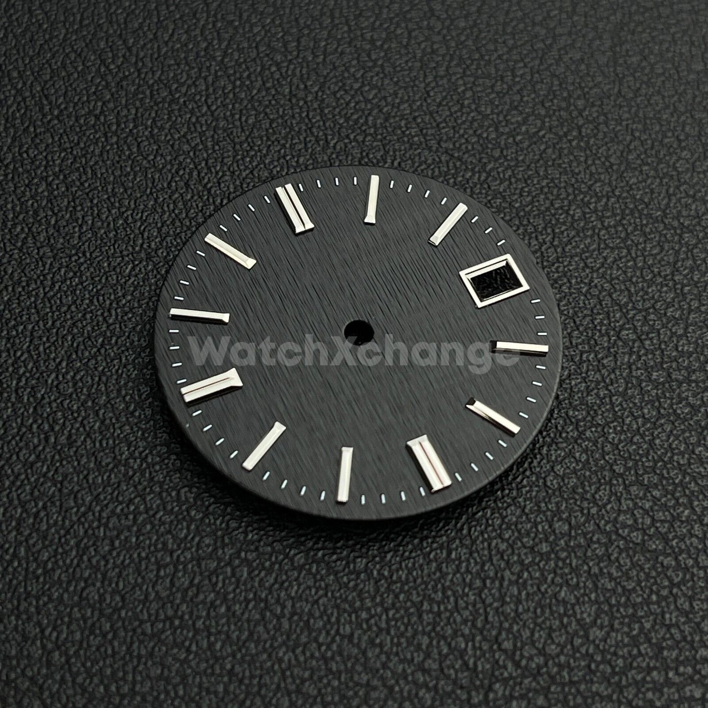 28.5mm Black Vertical Line Texture Watch Dial for SEIKO NH35 NH36 Movement