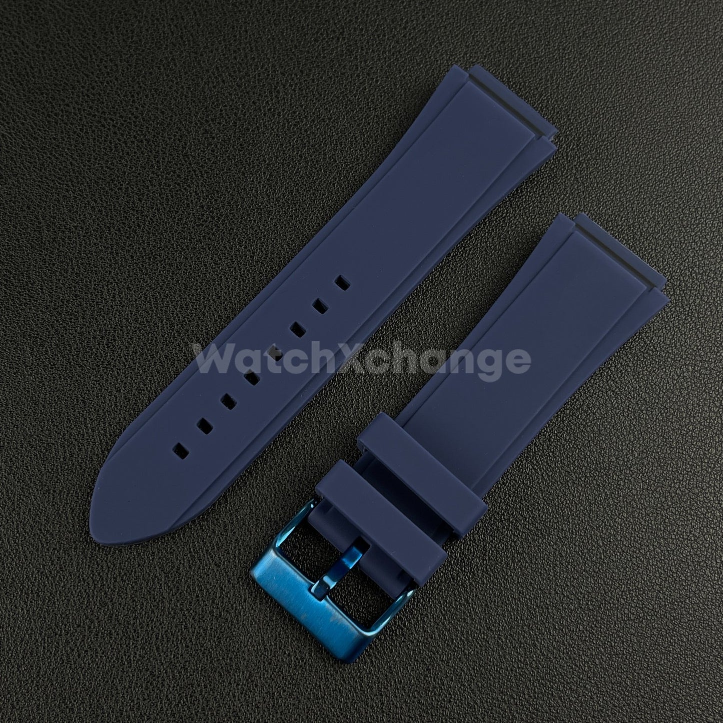 Blue 22mm Silicone Rubber Watchband Fit For Guess W0247G3 W0040G3 W0040G7 Strap
