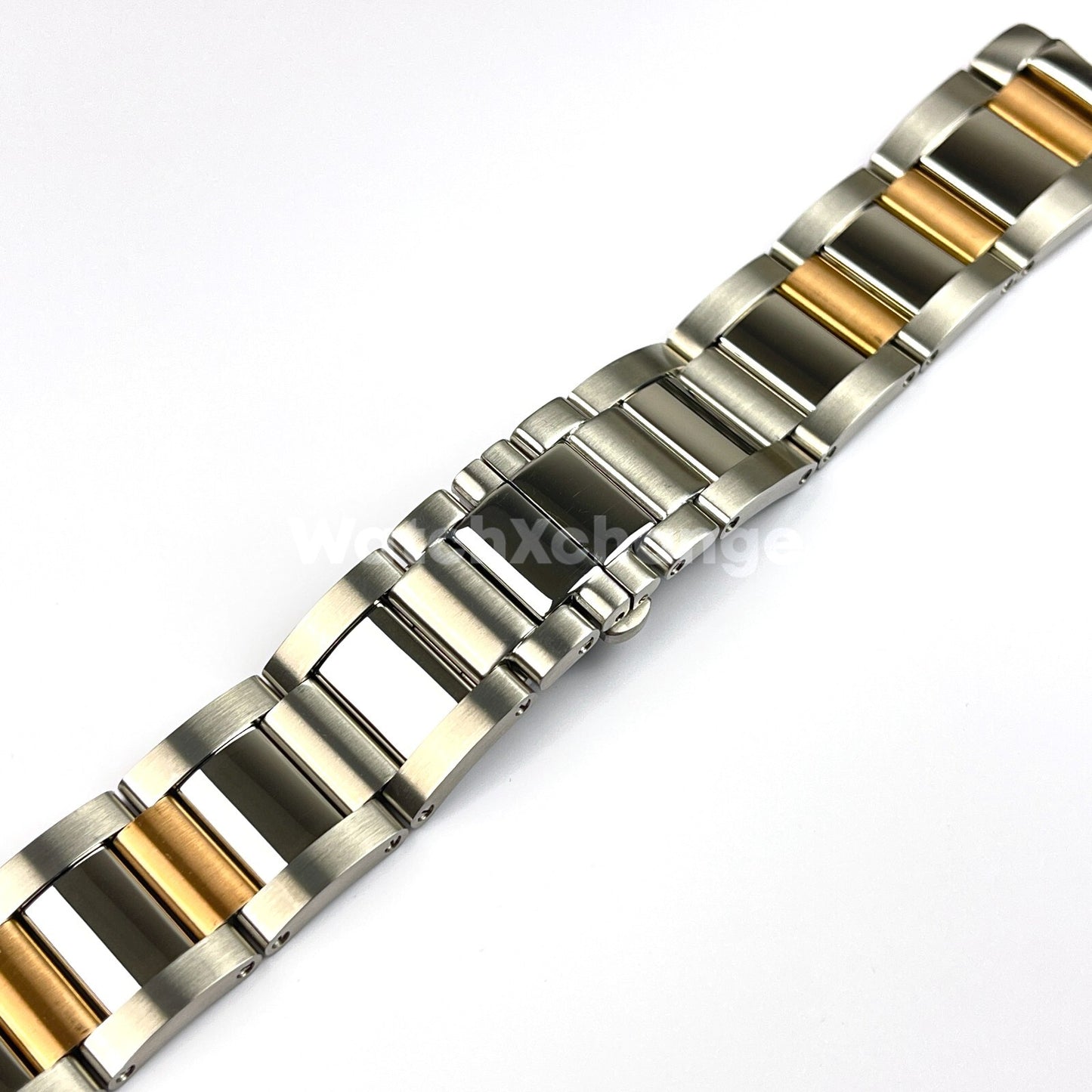 23mm Silver Rose Gold Stainless Steel Watch Band Strap Cartier Calibre W7100015