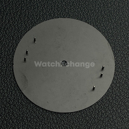 33.8mm Black Watch Dial Green Luminous Replacement for NH35 NH36 Movement Parts