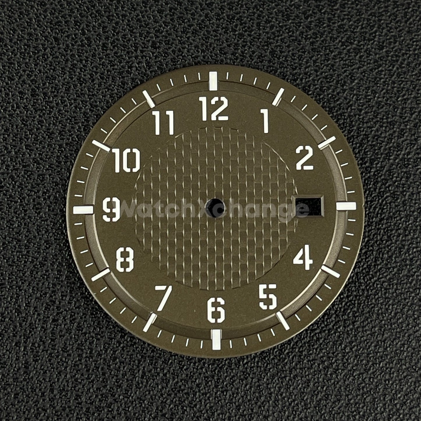 34mm Brown Watch Dial for Seiko NH35A Automatic Movement Parts
