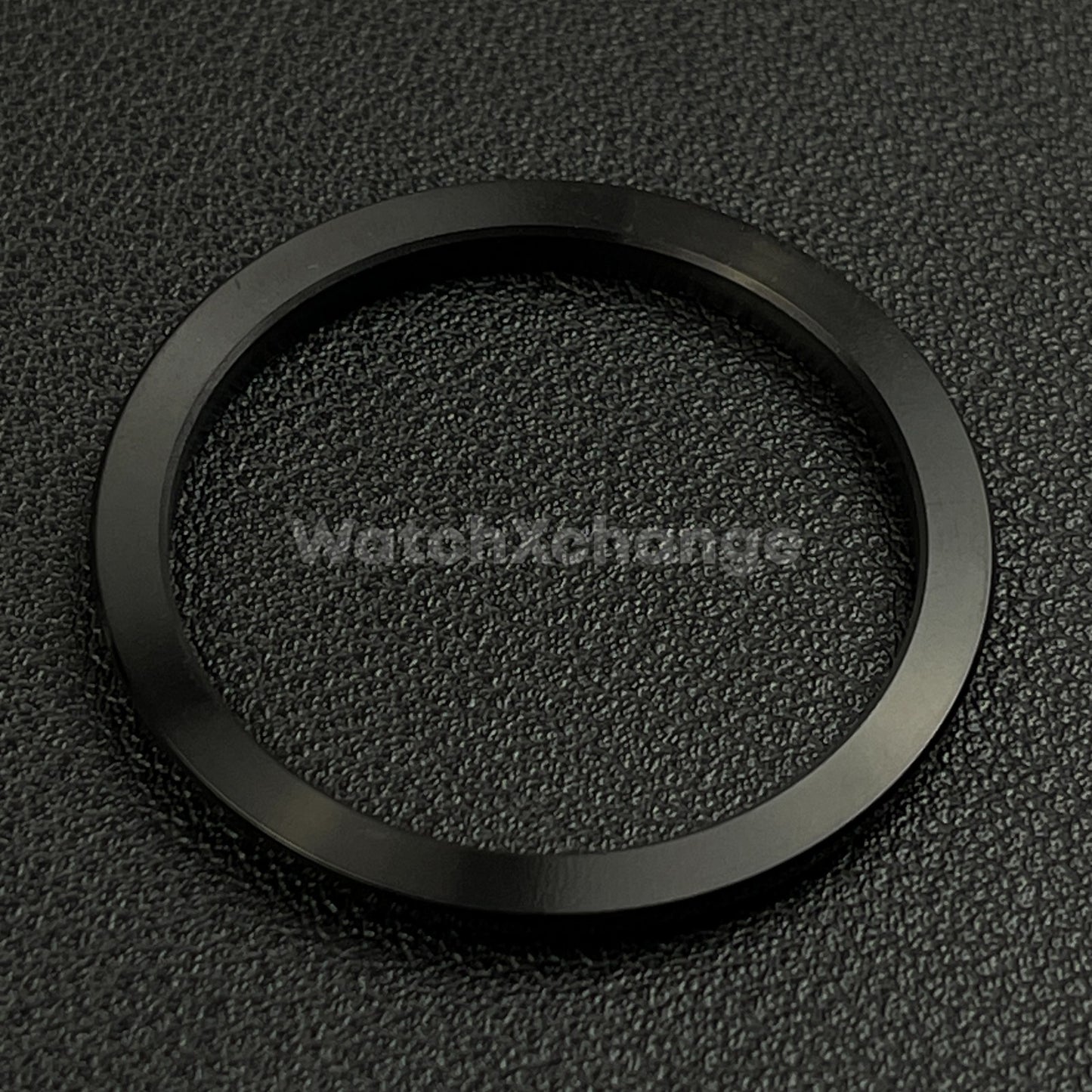 Black Curved Polished Stainless Steel Watch Bezel Insert Ring 36mm 39mm