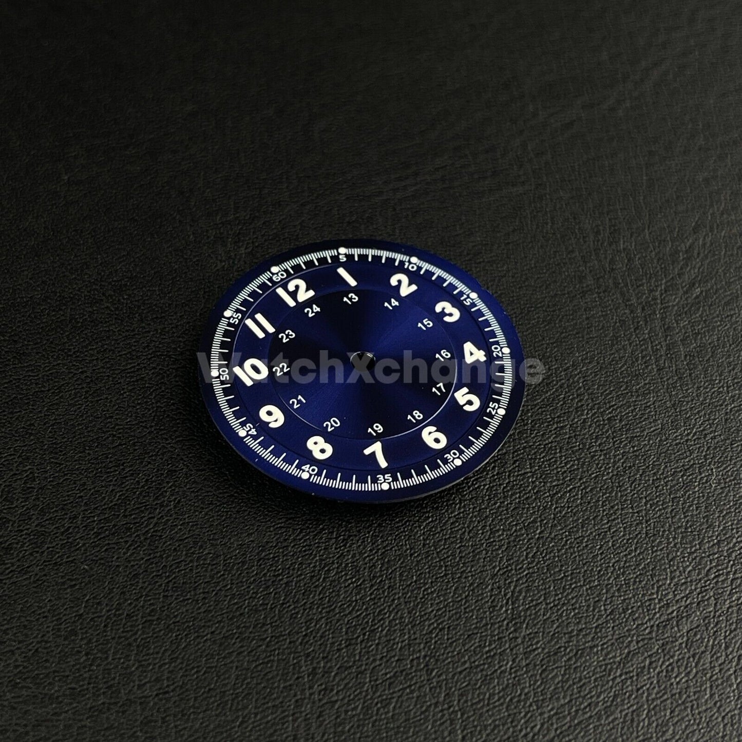 29mm Blue Watch Dial w/Green Luminous Replacement for NH35 Watch Movement Parts
