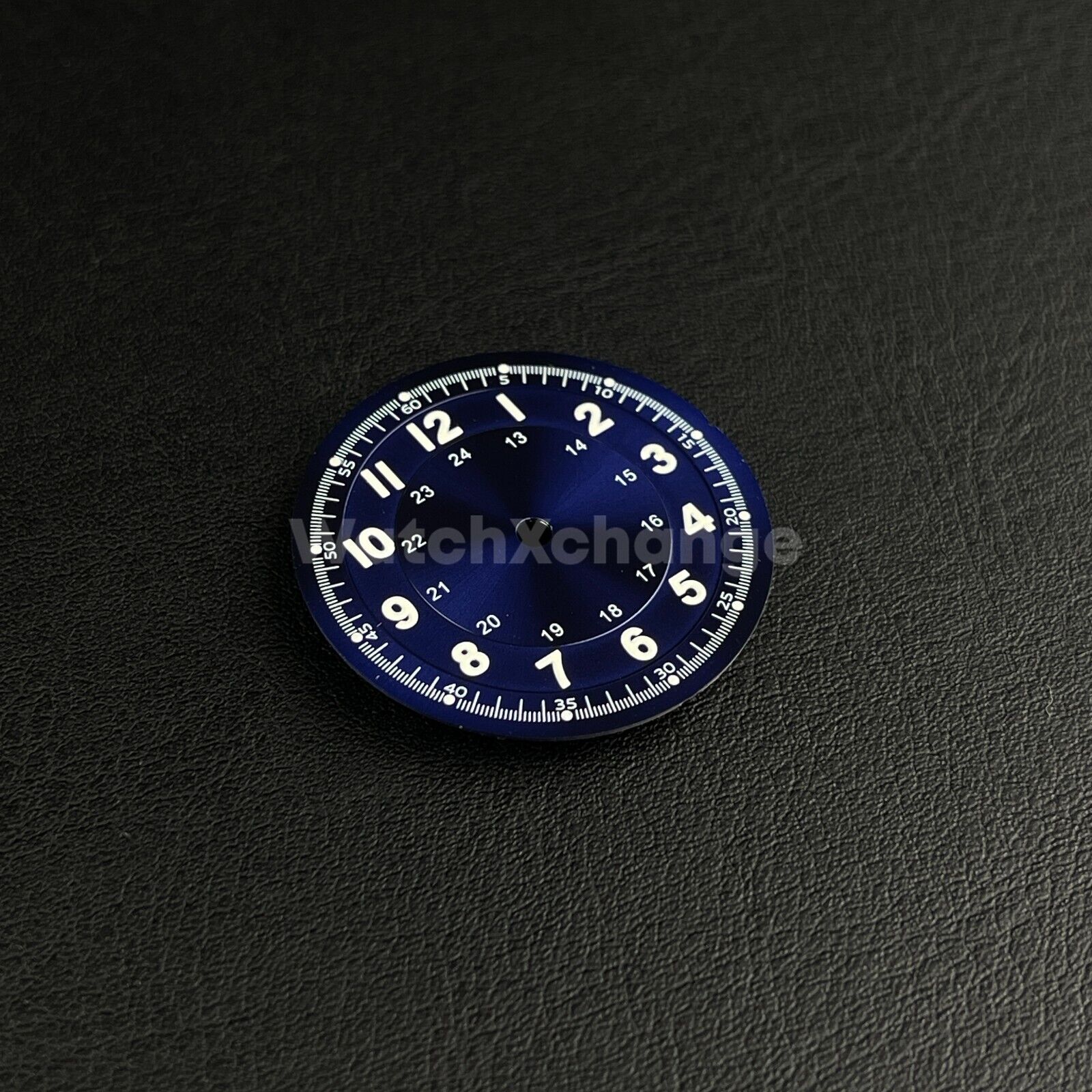 29mm Blue Watch Dial w/Green Luminous Replacement for NH35 Watch Movement Parts