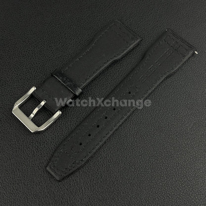 Black Nylon Canvas Watch Strap 20mm 21mm 22mm IWC Pilot Waterproof Sport Band